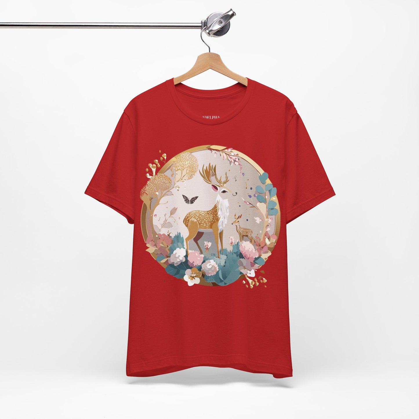 Medallion Graphic T Shirt Unisex Adelpha Vintage Inspired Artwork Short Sleeve Tee