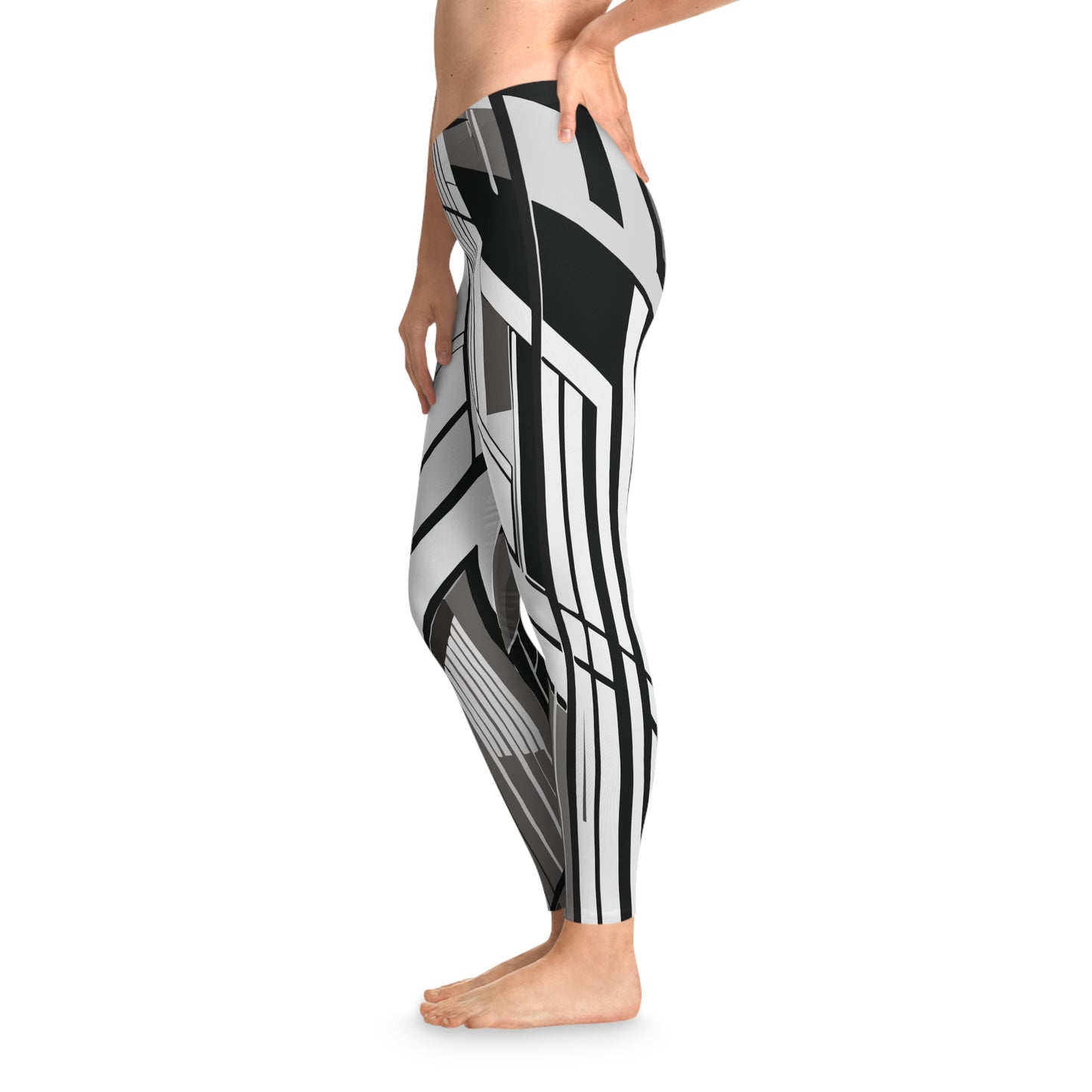 Abstract Leggings