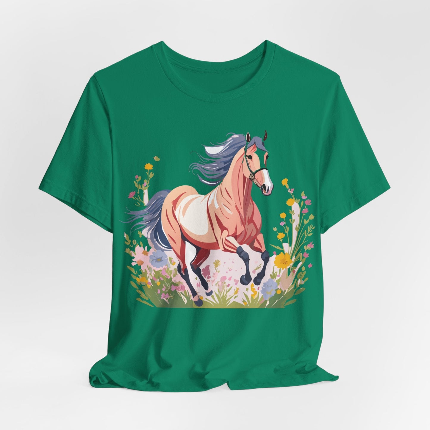 Horse Graphic Unisex 100 Cotton Vintage Animal Art T-Shirt 8