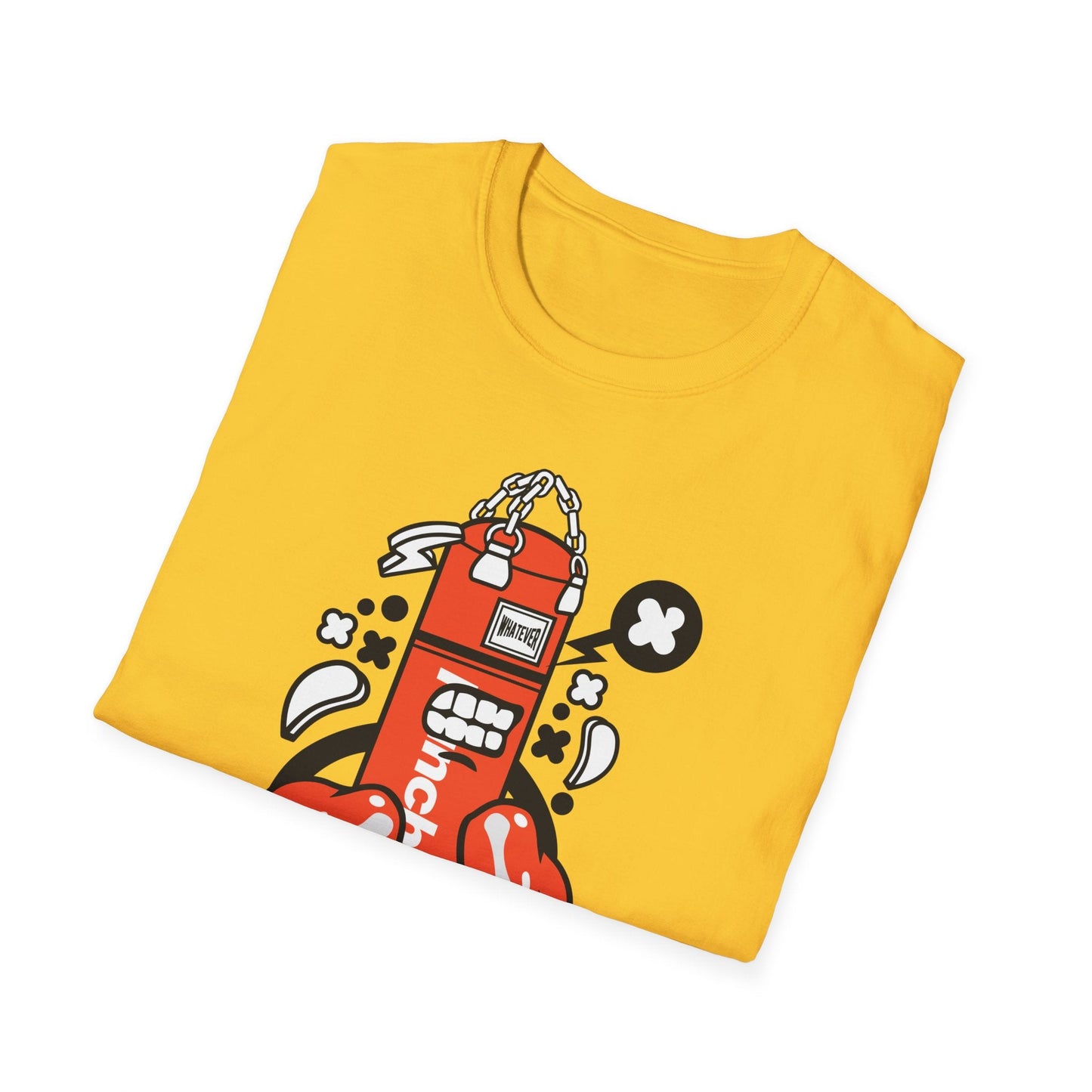 Cartoon Tee Shirt Unisex Animation Graphic Tee Funny Tee Cotton Softstyle 64000 Gildan