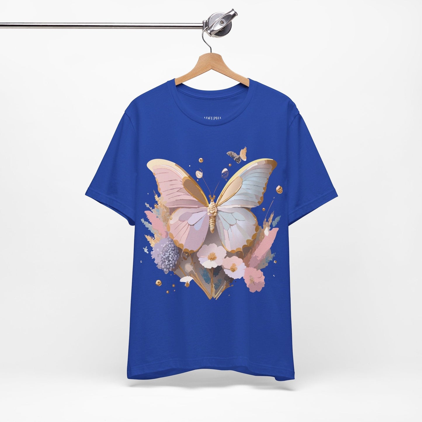 Butterfly Graphic Tee Unisex Vintage Inspired Art Adelpha Apparel Collection