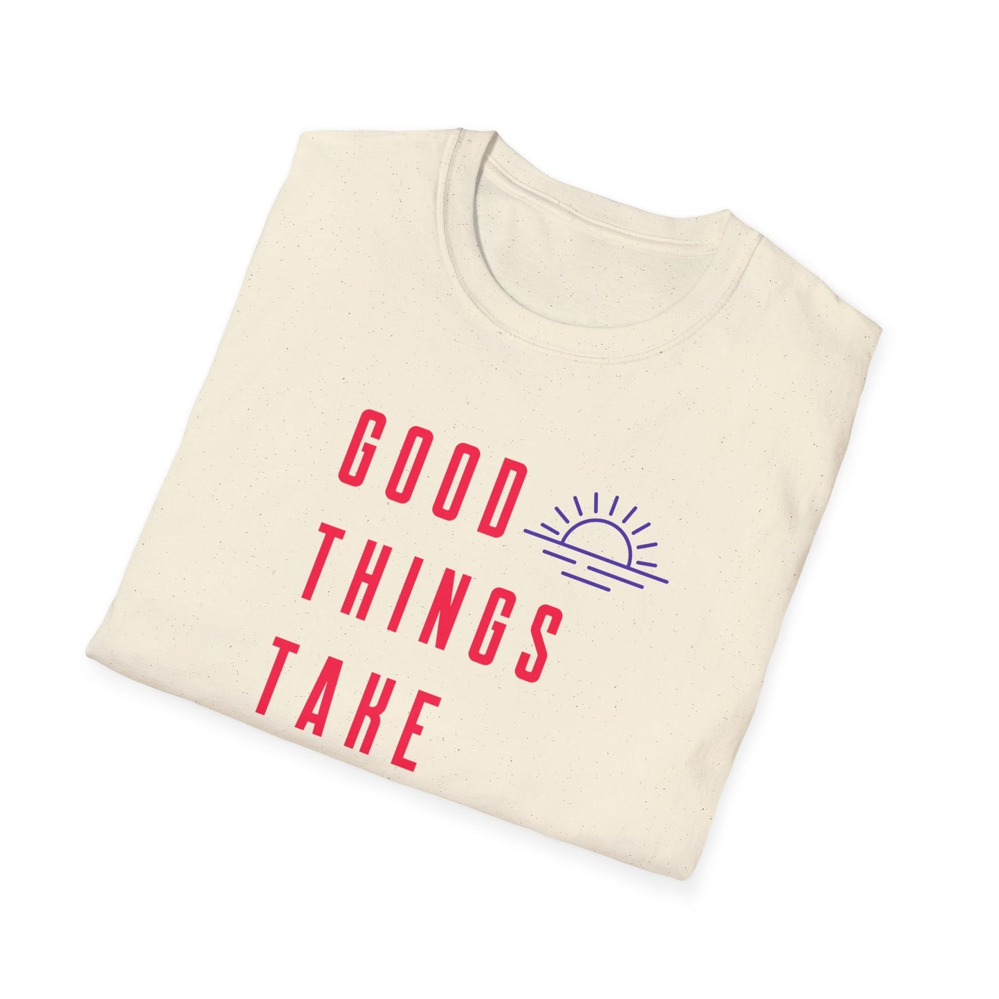 Positive Slogan T Shirt Unisex Gildan Softstyle 64000 Ring Spun Cotton Tee With Positive Words