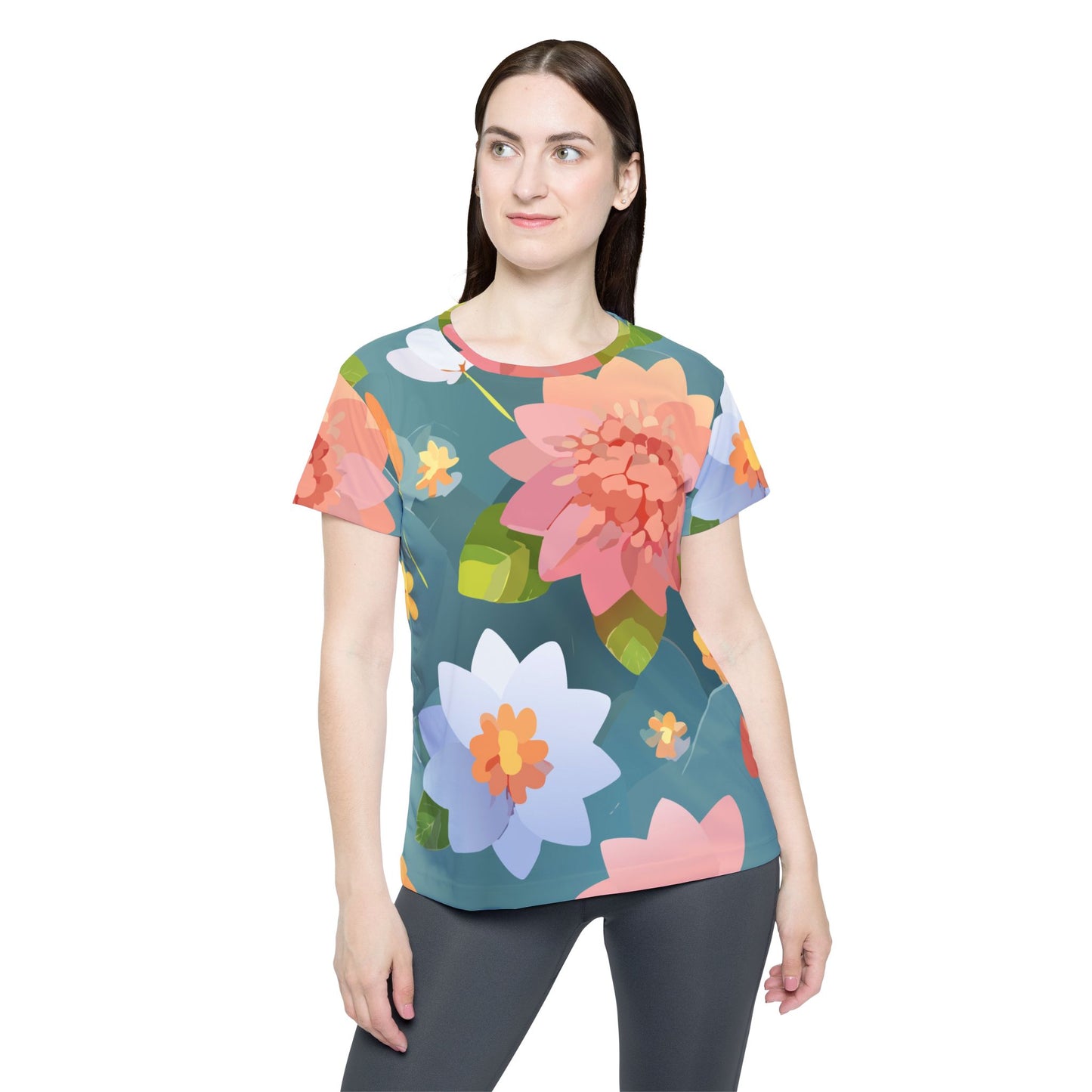 Floral Print Shirt, Shirt with Flowers