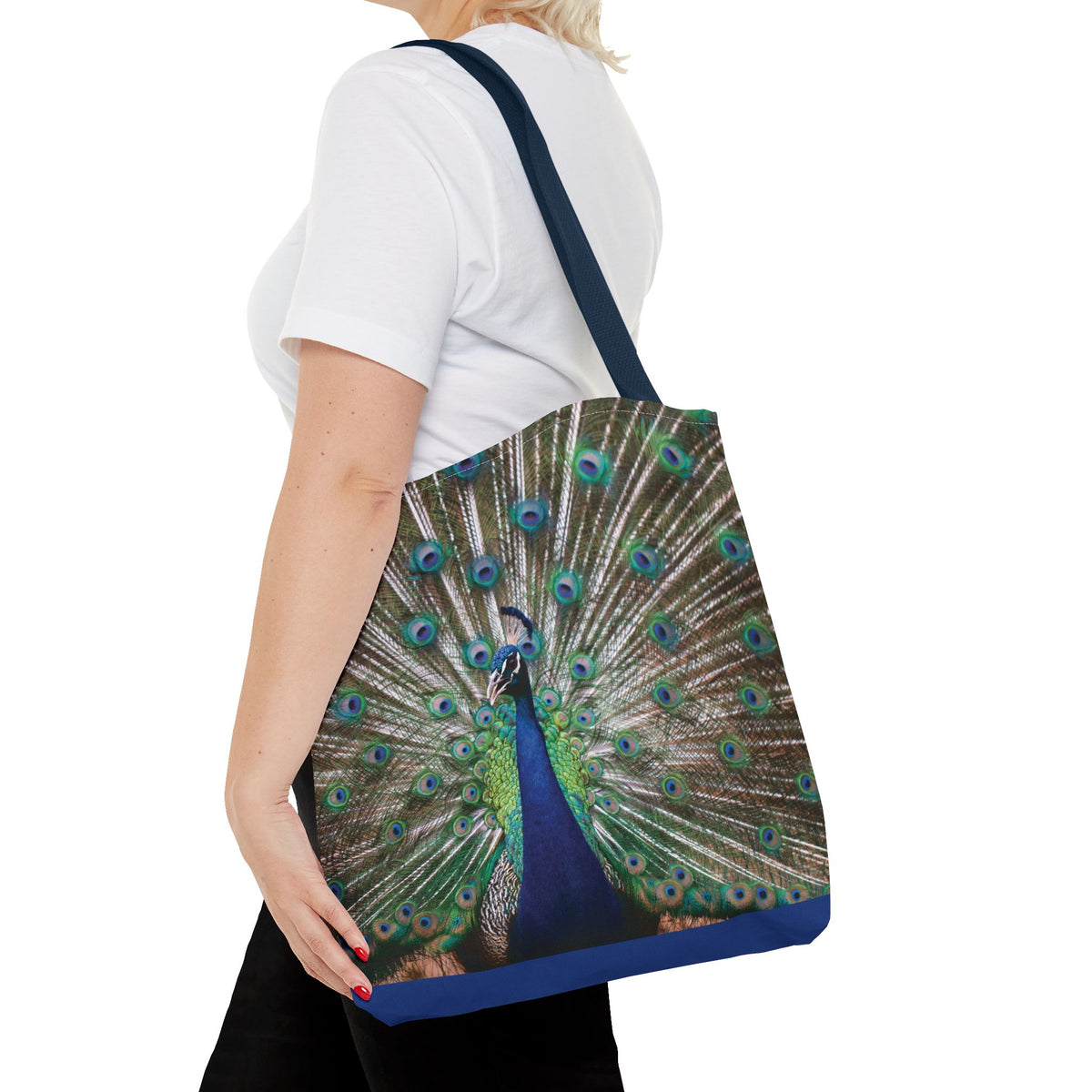 Bolsa de lona con estampados de animales 