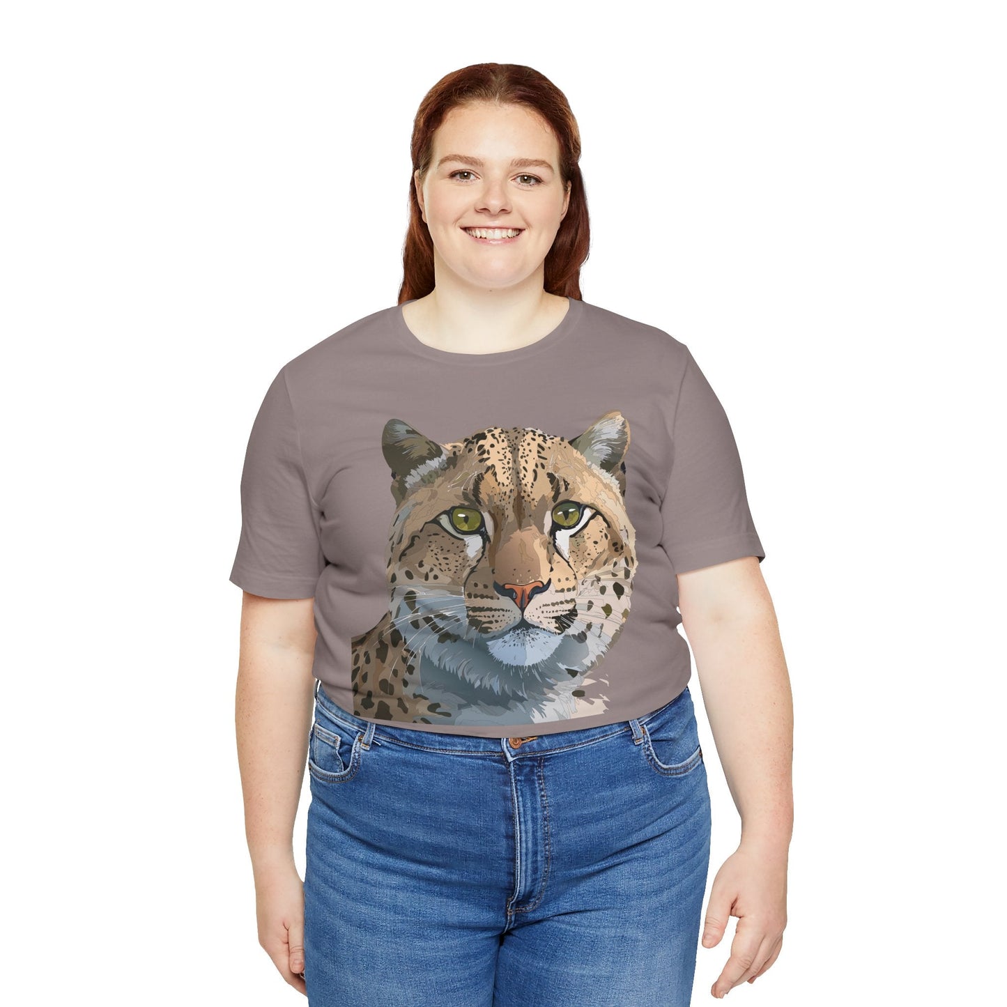 Unisex Animal Shirt With Animals Art Design Tee Short Sleeve Wildlife Print Tee Shirt