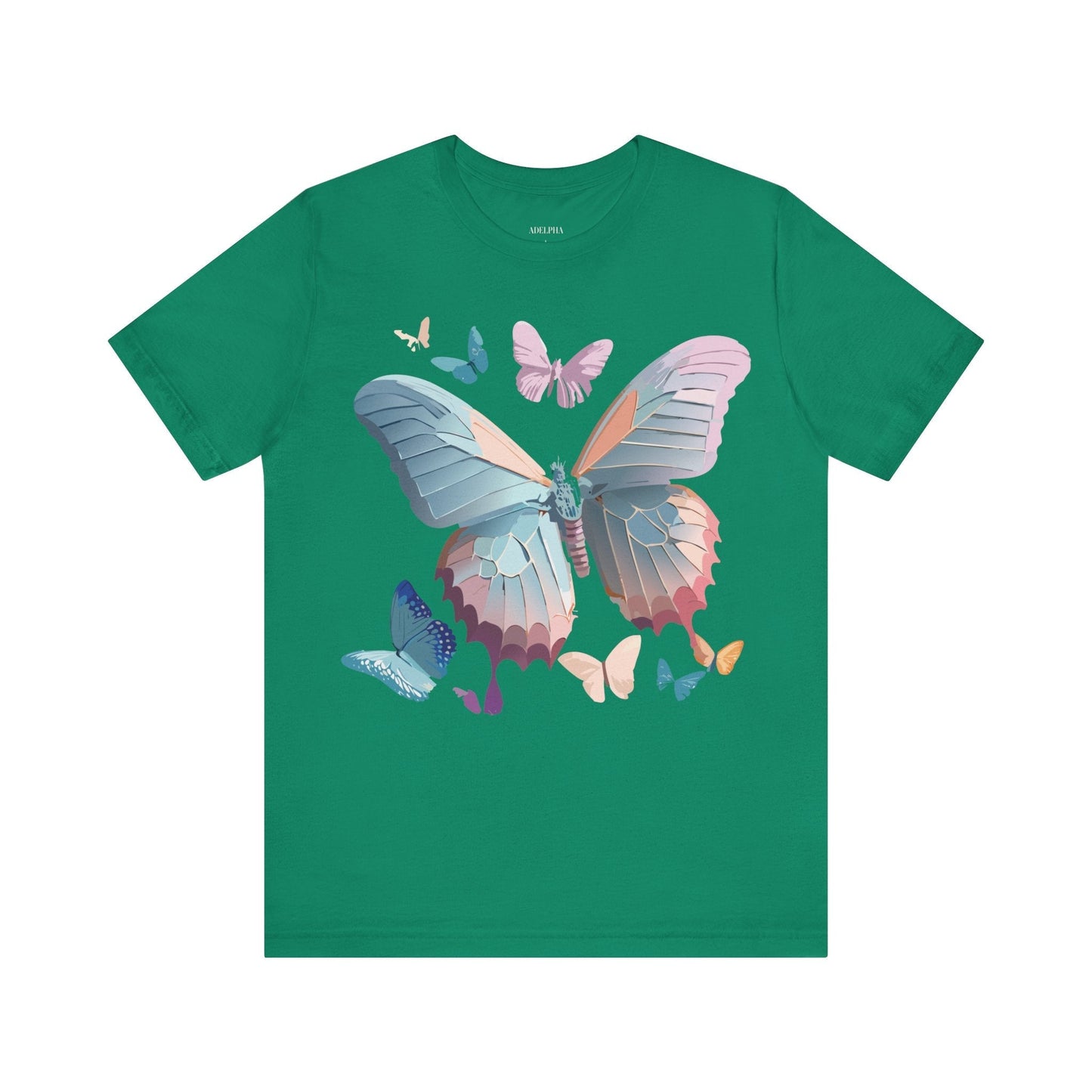 Adelpha Butterfly Graphic Tee Unisex Short Sleeve Vintage Art Design