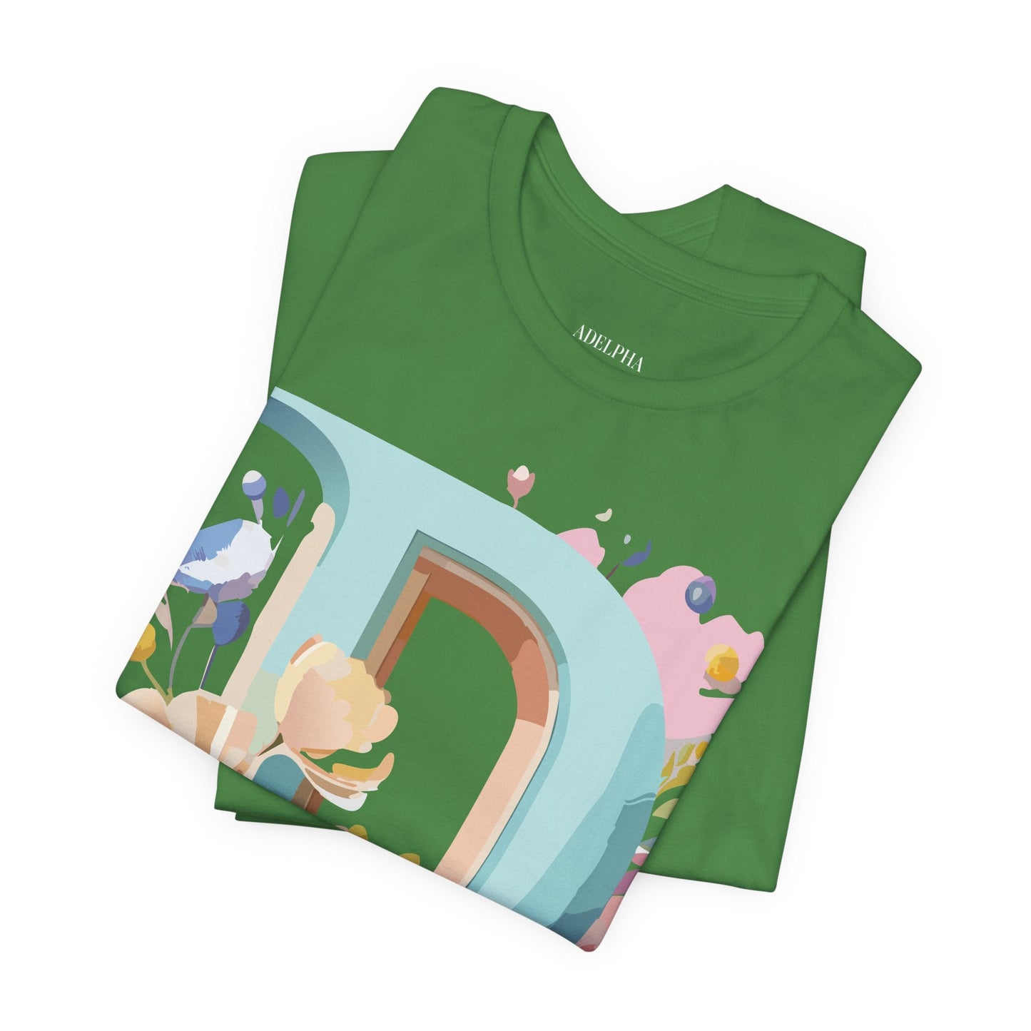 Adelpha Vintage Letter D Shirt Unisex Graphic Tee for Everyday Comfort and Style