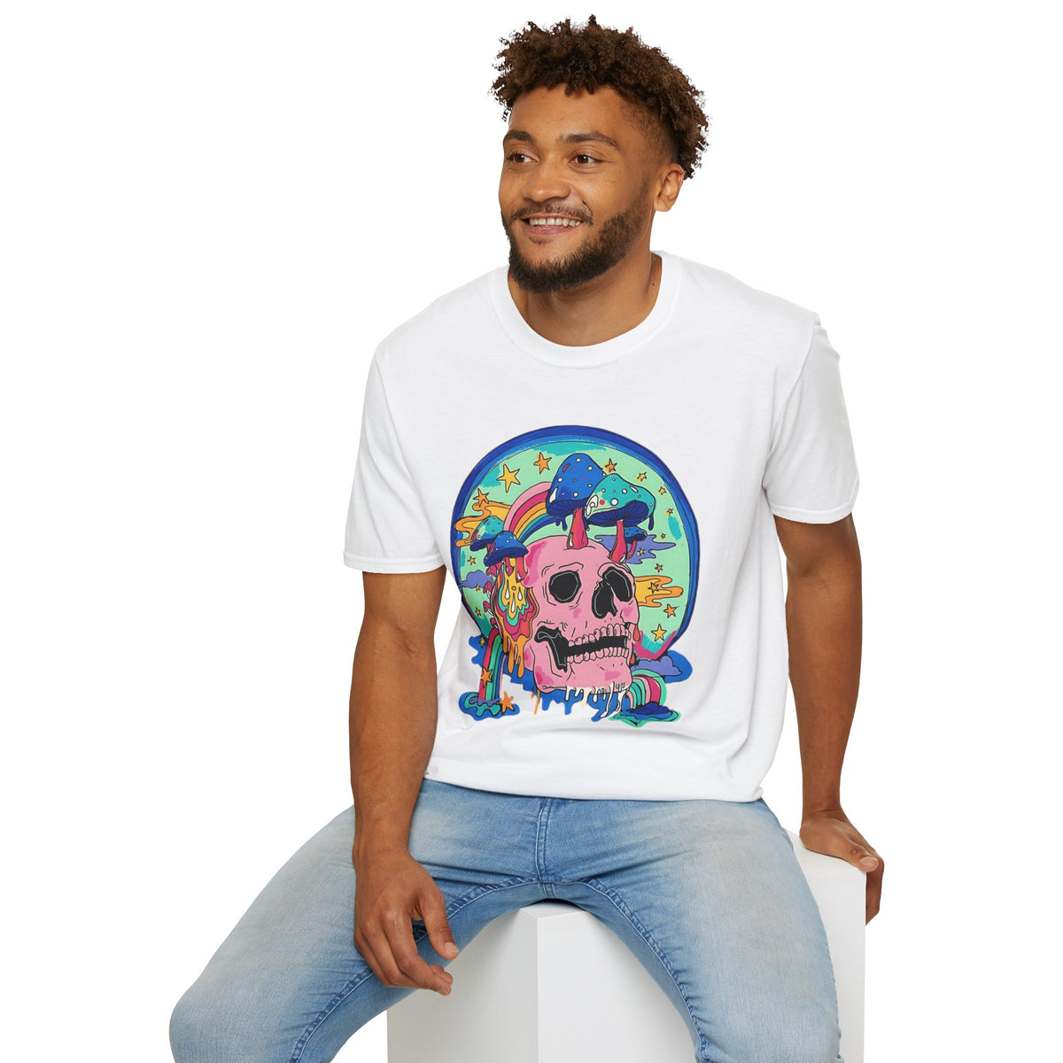 Skull Skeleton Graphic Tee Gildan Unisex 100 Cotton Tee Shirt h44