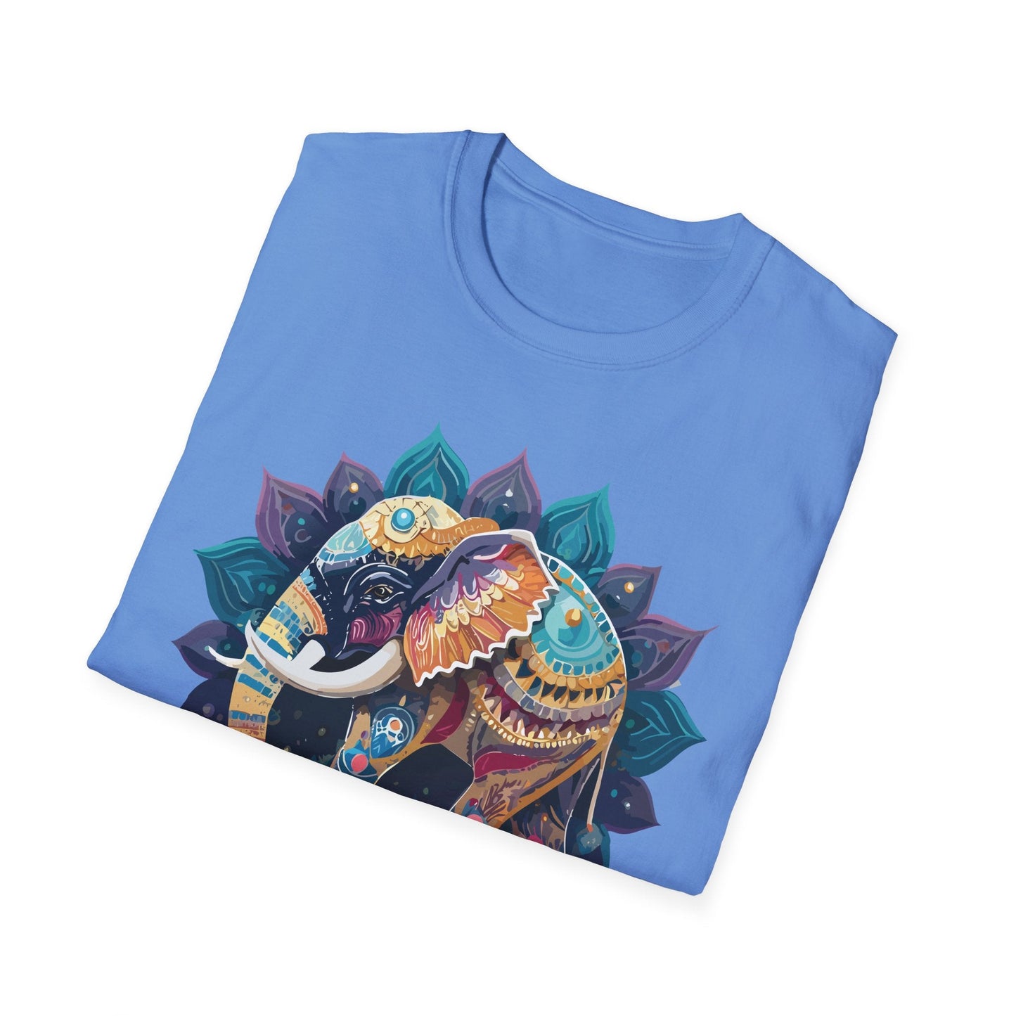 Elephant T Shirt Unisex Softstyle Cotton Tee Gildan 64000 Comfortable Everyday Wear