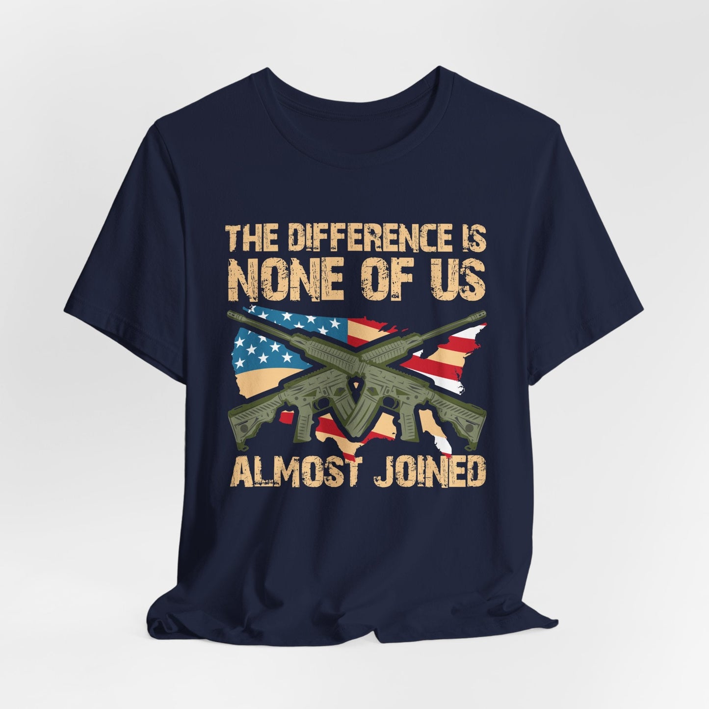 Army Veteran Patriotic Graphic Design Unisex Cotton T-Shirt v18
