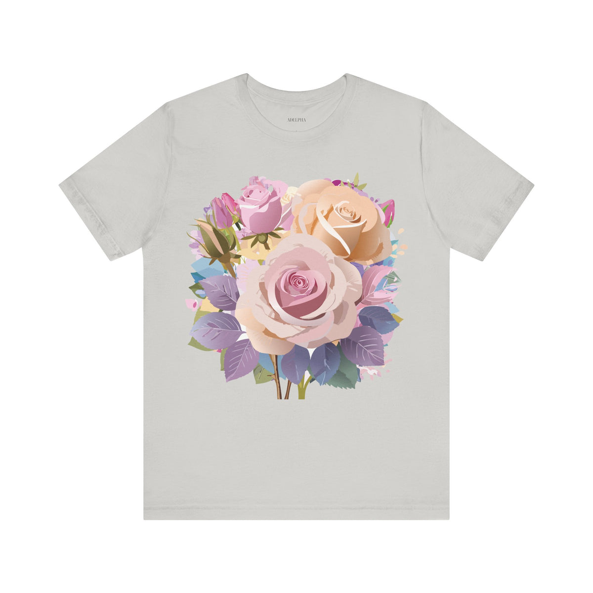 Floral Graphic Tee Shirt - Bella+Canvas Unisex 100 Cotton 28