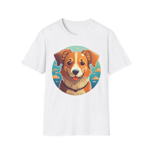 Dog Shirt Unisex Animal Tee One Hundred Percent Cotton Softstyle Gildan 64000