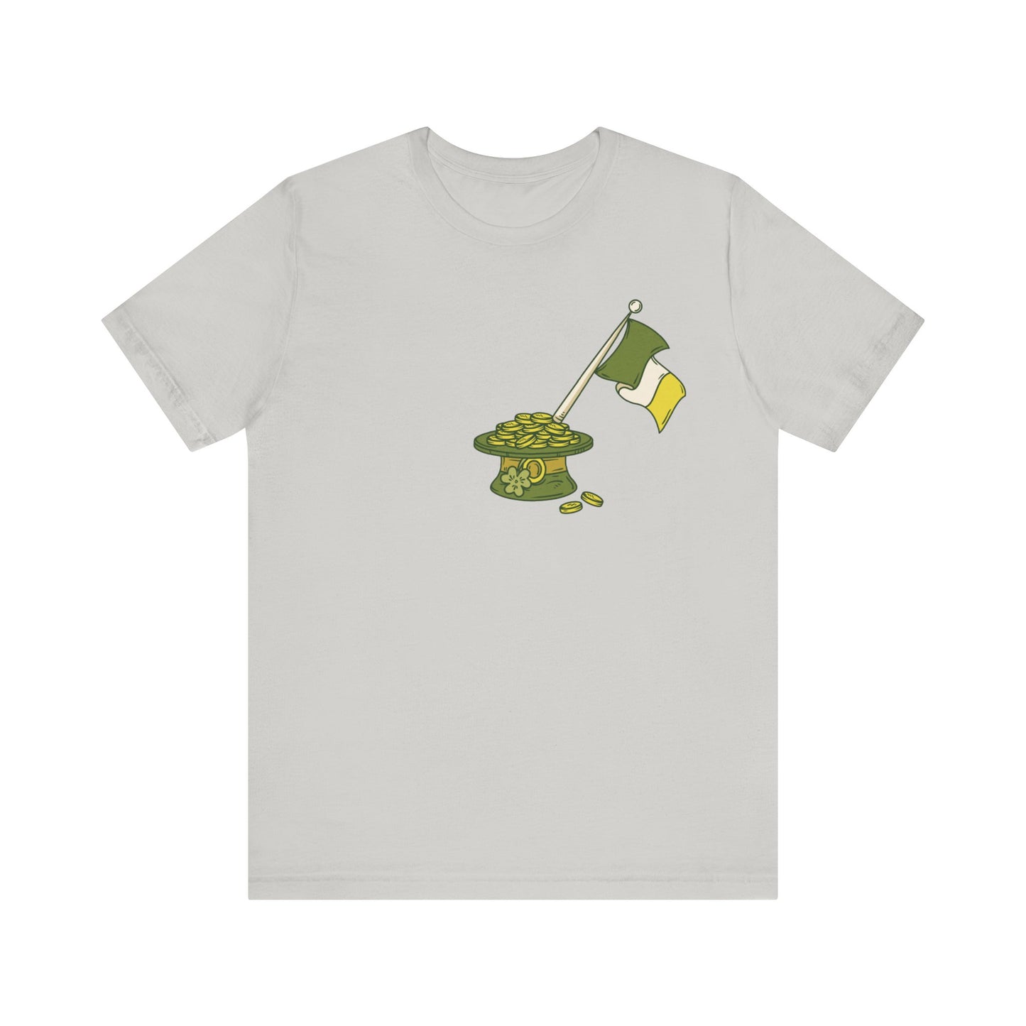 Unisex Cotton Tee Shirt with Lucky Prints