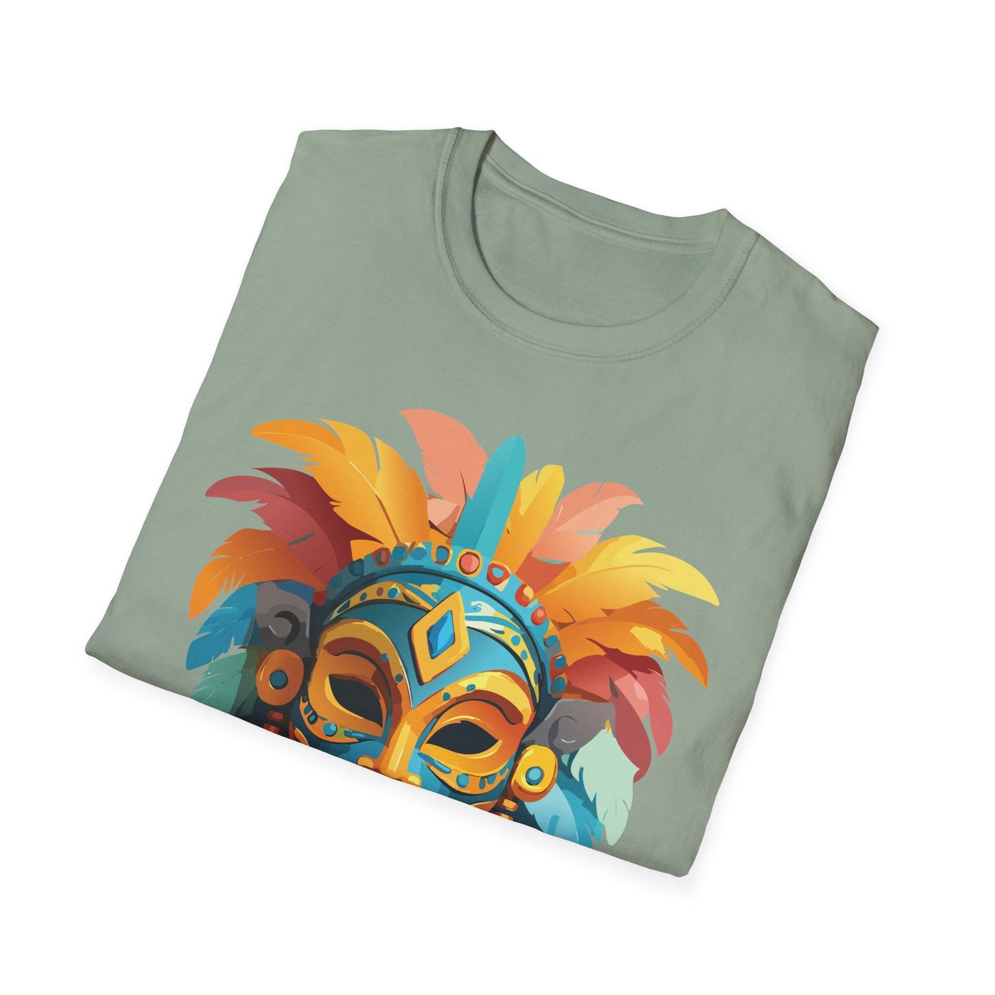 Mask Tee Shirt Unisex Graphic Design Short Sleeve Tee Gildan Softstyle 64000 Ring Spun Cotton