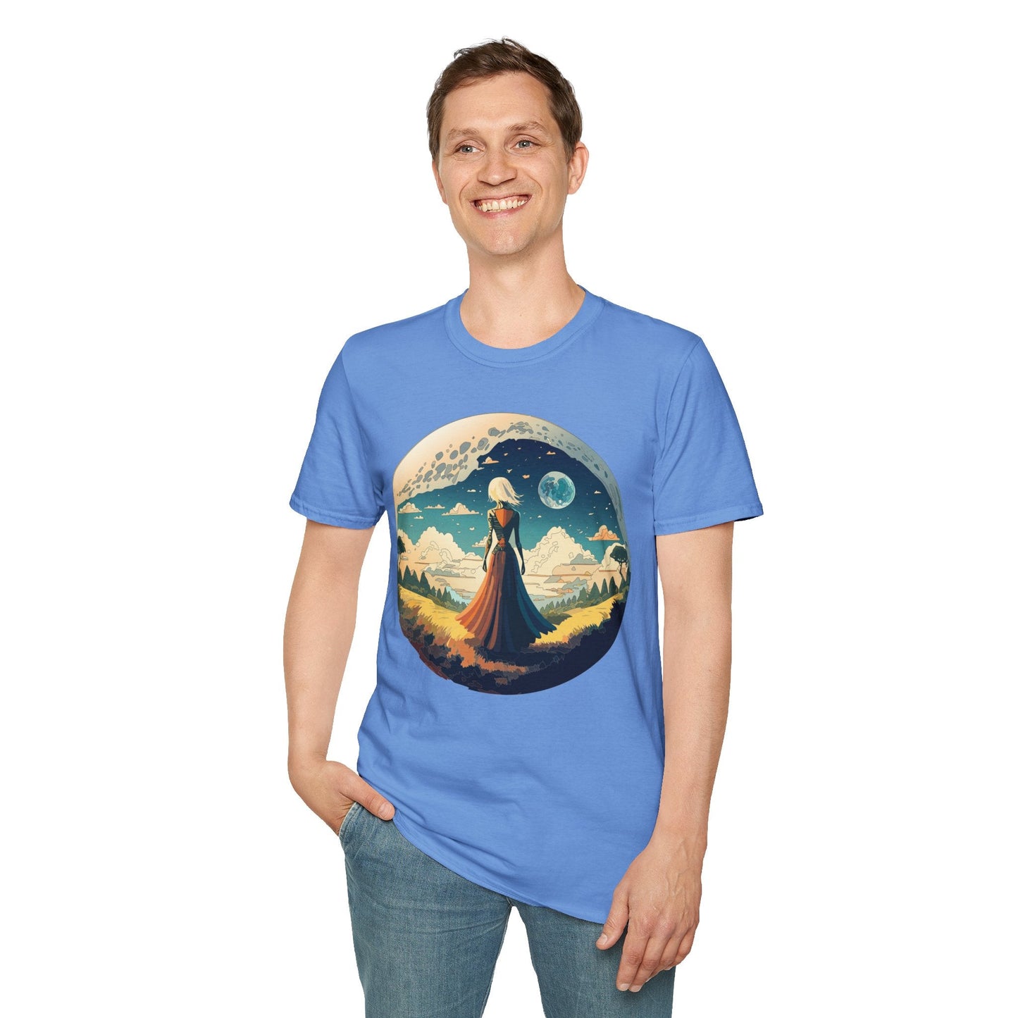 Womens Graphic T Shirts Art Design Tee Unisex Softstyle 64000 Cotton Tee Comfortable Everyday Wear