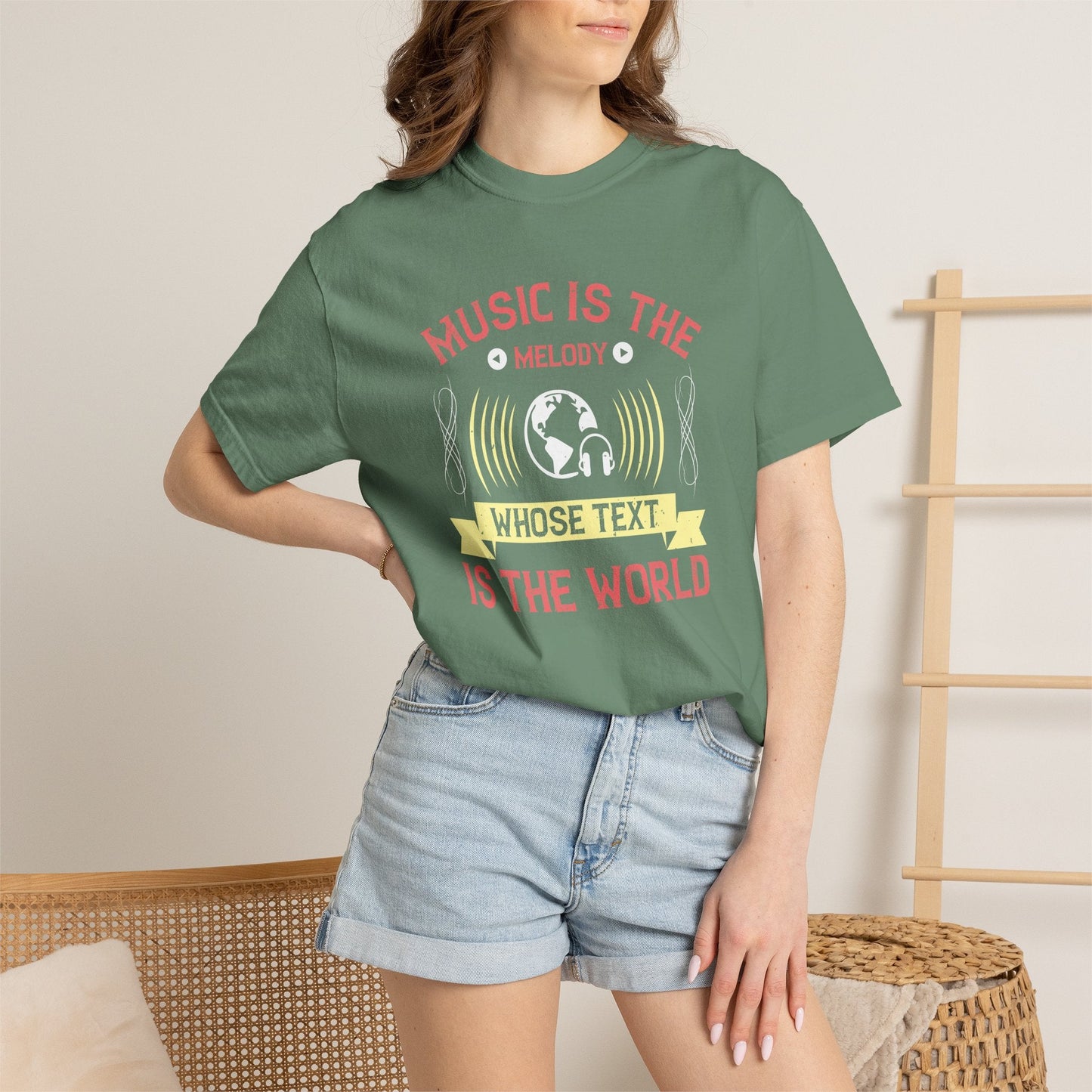 Music Graphic Design Unisex Cotton T-shirt m33