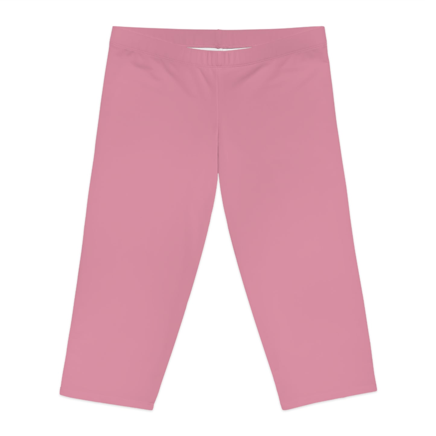 Pink Color Capri Leggings, Pink Capri Leggings 16