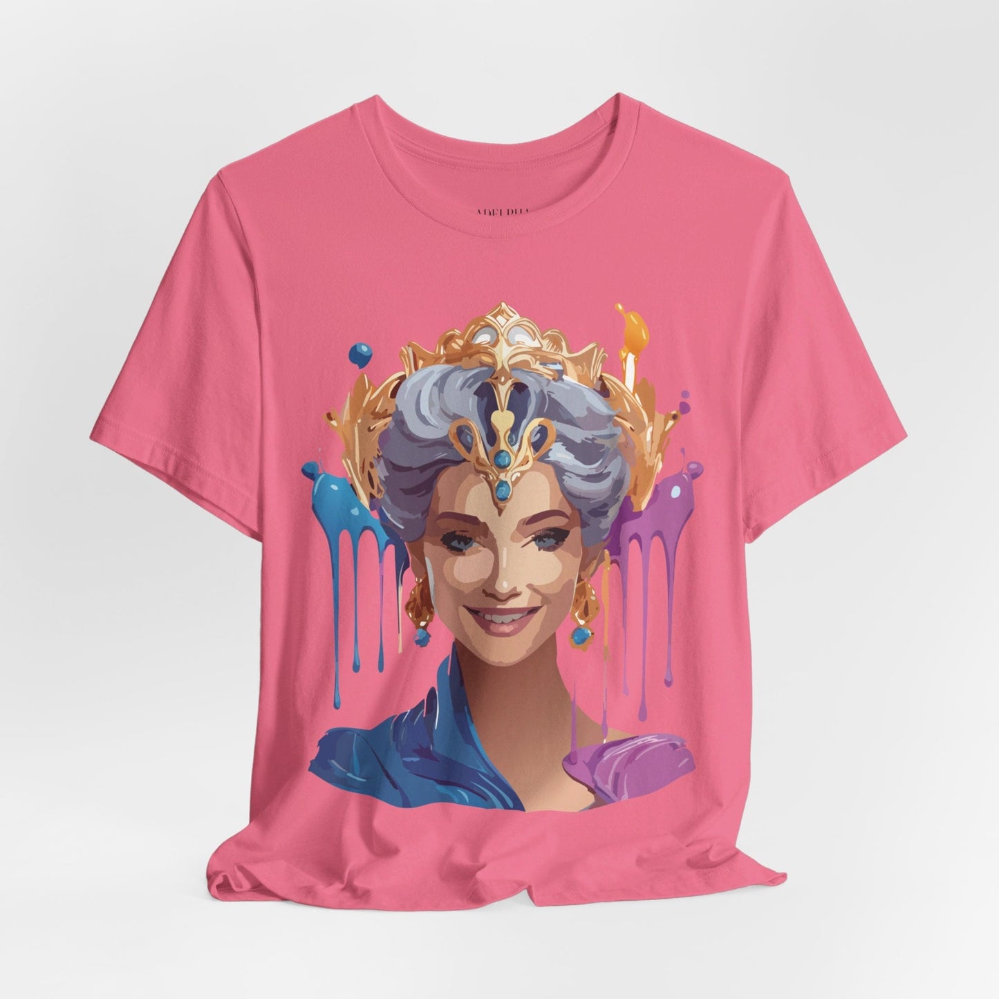 Queen Graphic Tee Unisex Jersey Short Sleeve Adelpha Art Design Vintage Inspired