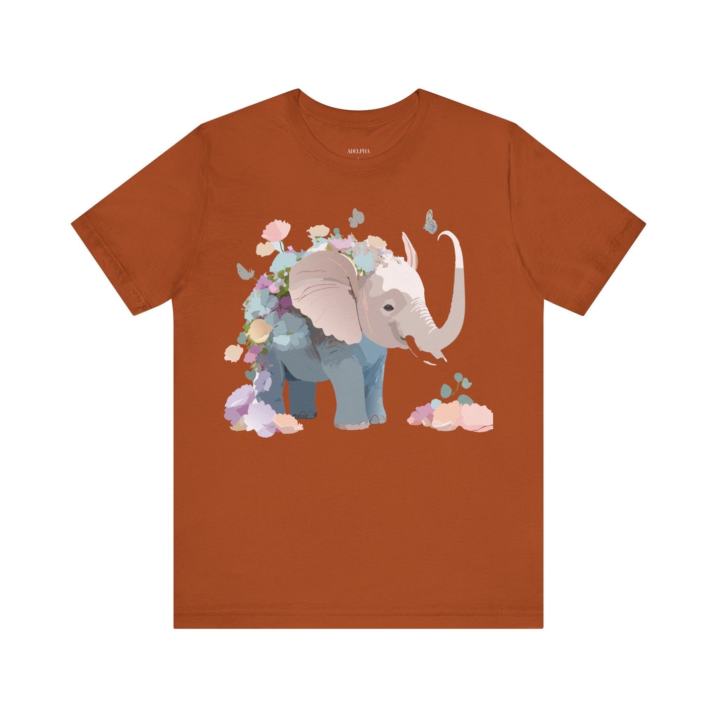 Elephant Graphic Tee Unisex Vintage Inspired Artwork Premium Adelpha Jersey Short Sleeve