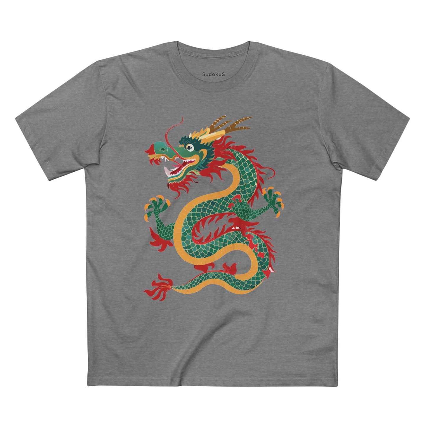 Dragon Graphic Unisex 100 Cotton Staple Tee 13
