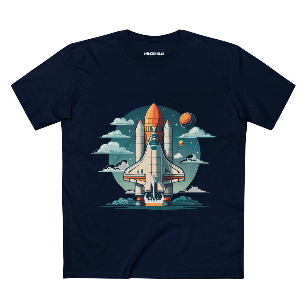 Cosmos Shuttle Graphic Tee Staple Unisex 100 Cotton Tee Shirt - CS-1