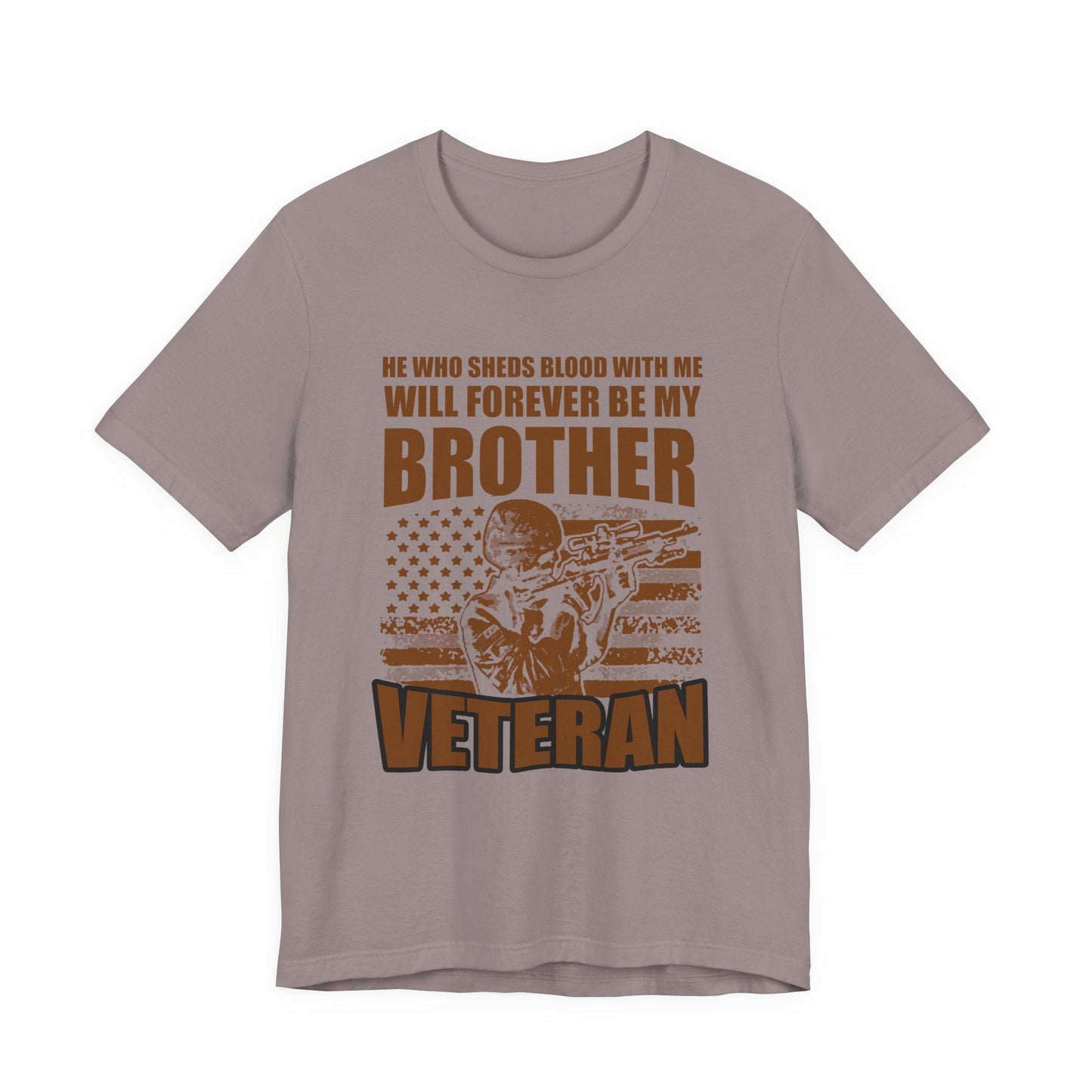 Army Veteran Patriotic Graphic Design Unisex Cotton T-Shirt v47