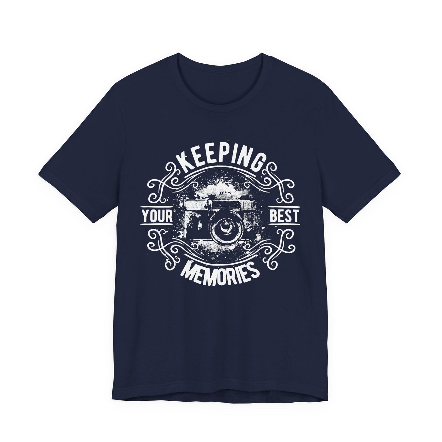 Keeping Your Best Memories T-Shirt Vintage Camera Graphic T-Shirt A-5