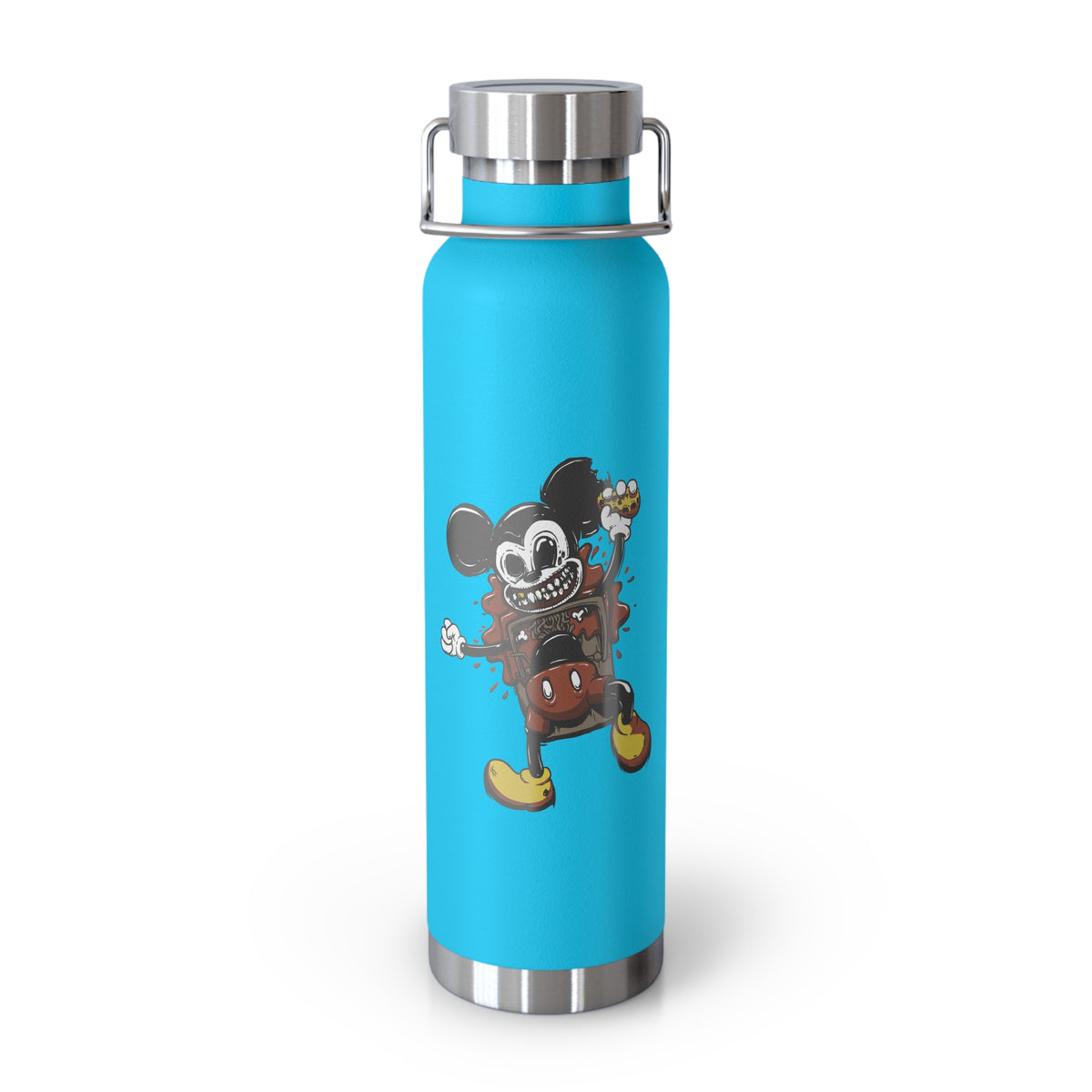 22oz Copper Insulated Water Bottle with Cartoon Design - CV68