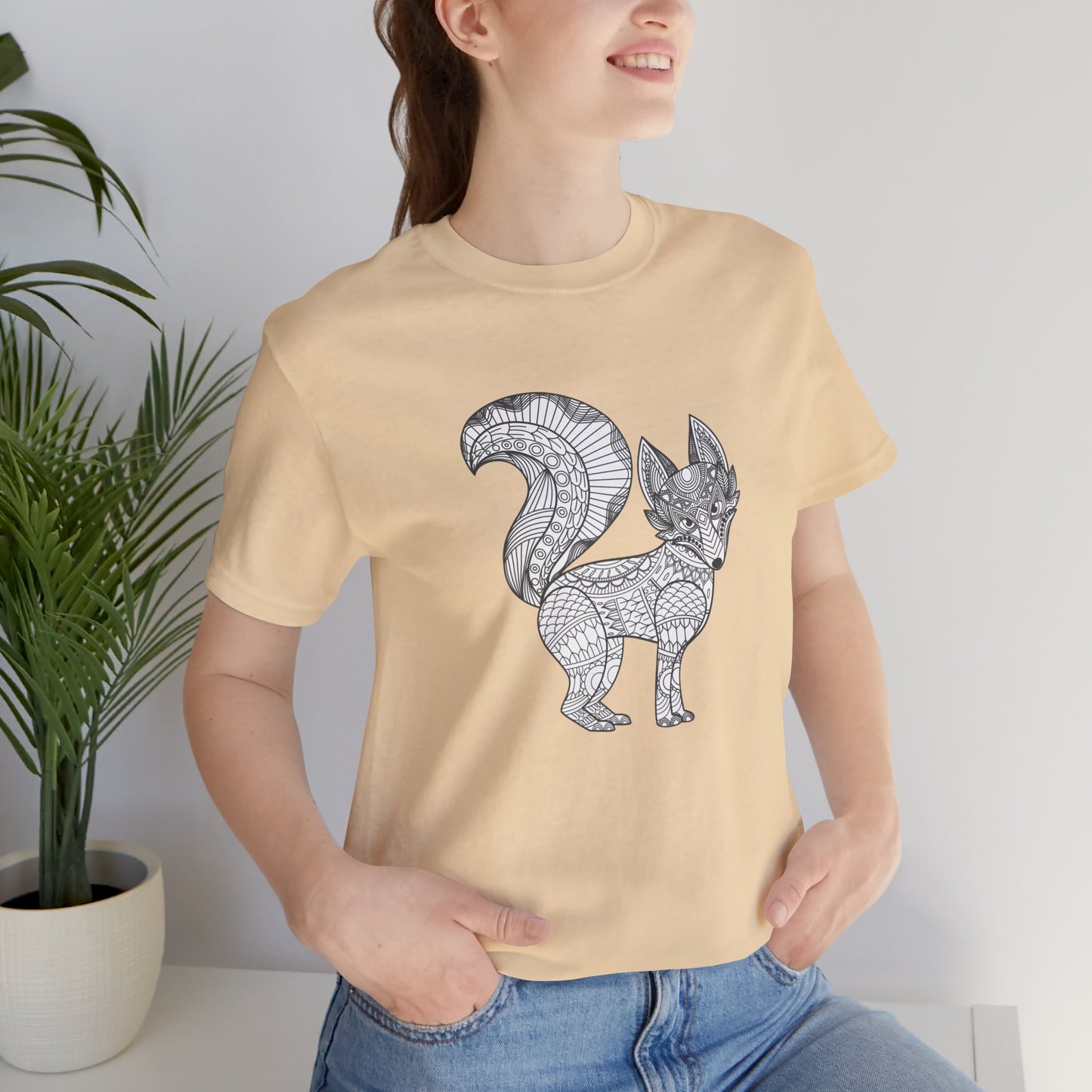 Camiseta unisex con estampado de animales 