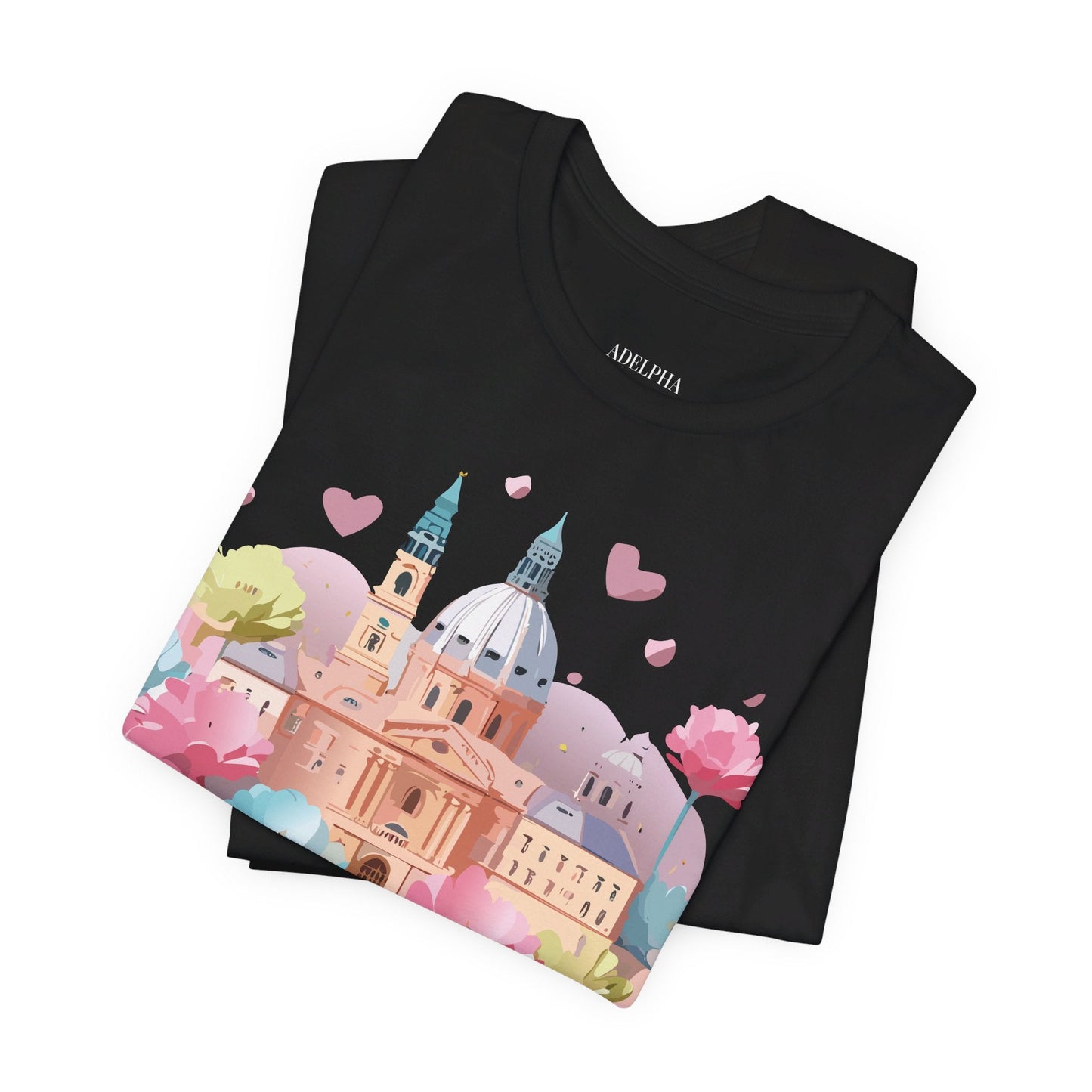 Prague Tourist Graphic Tee By Adelpha Unisex Vintage Inspired Art Shirt Original Artwork
