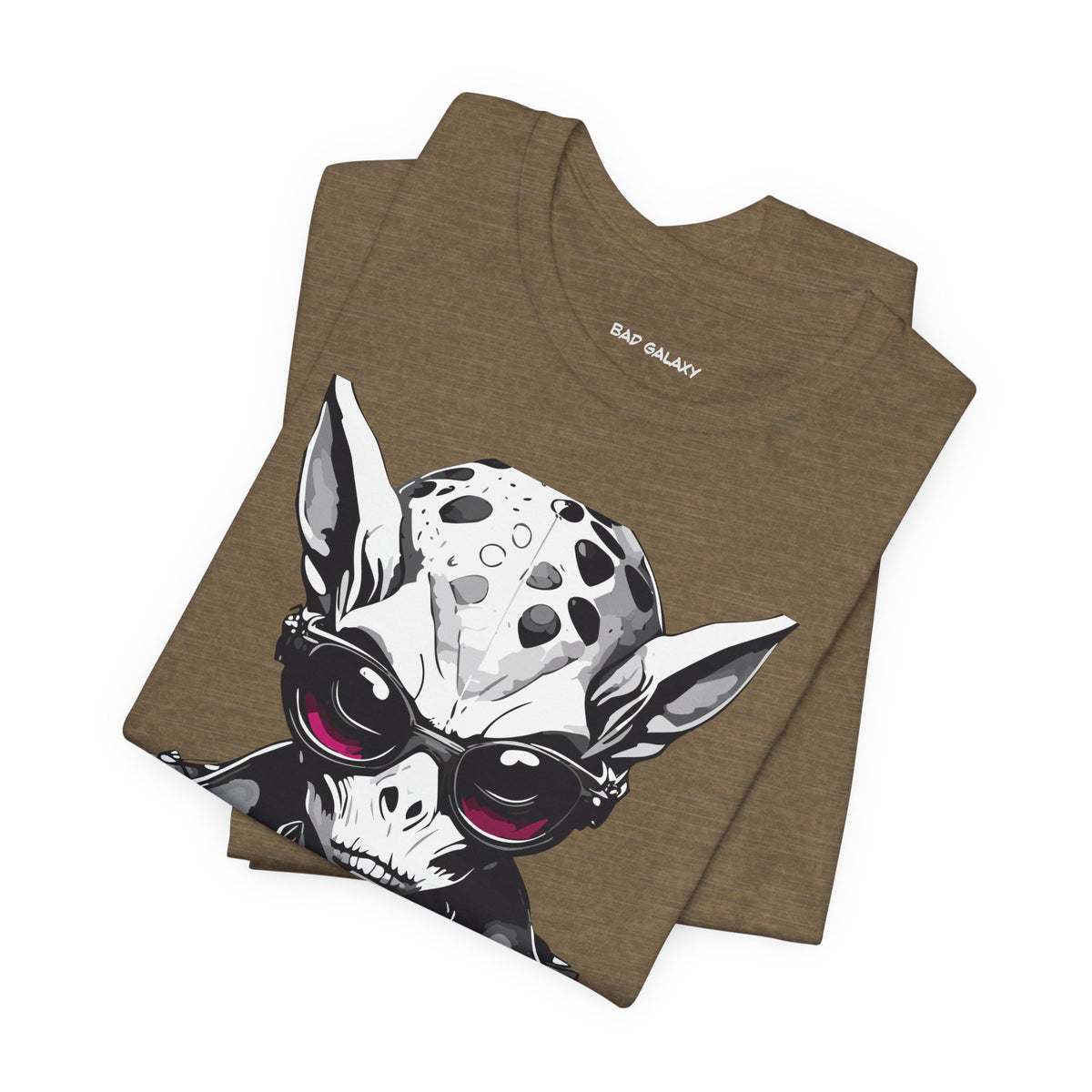 Alien Graphic Unisex Cotton Bella+Canvas Tee with Art Design b49