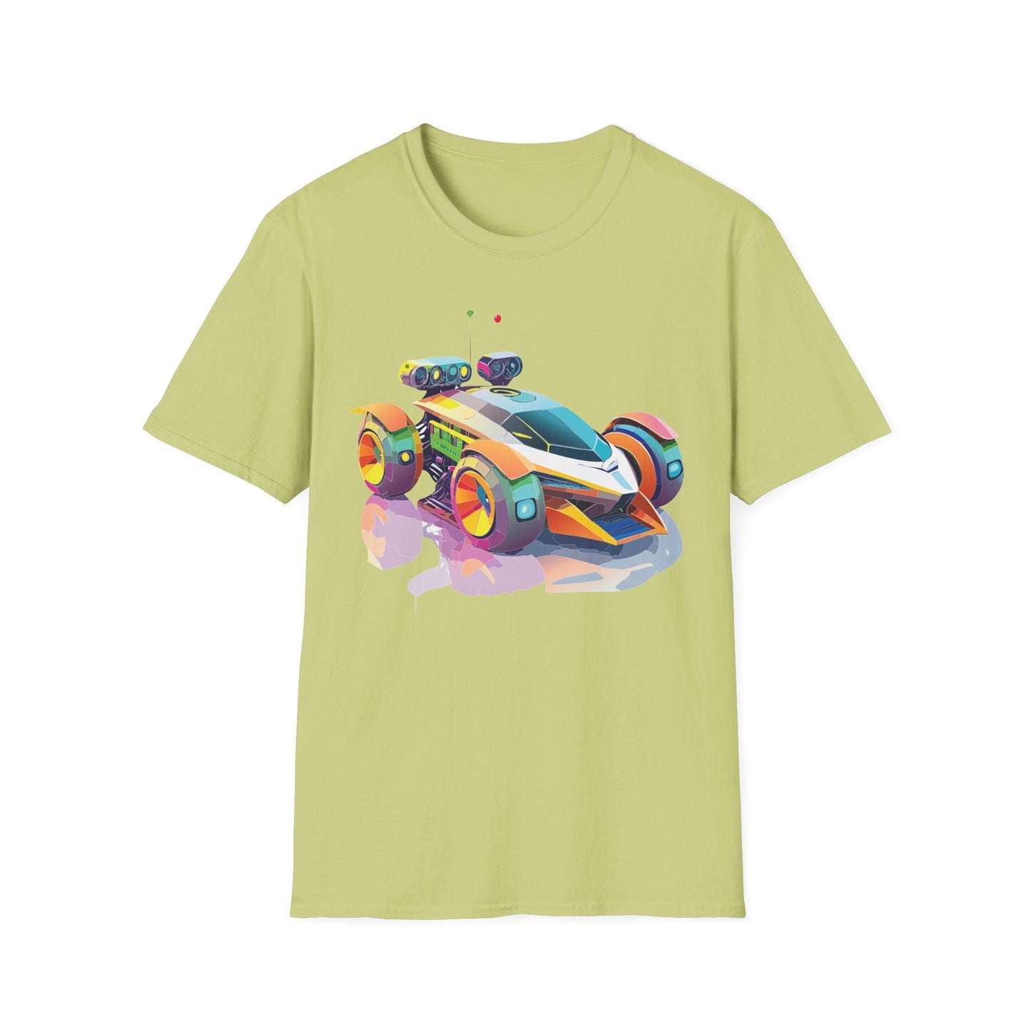 Car T Shirt Unisex Softstyle Tee With Cars Art Design Hot Wheels Edition Premium Cotton
