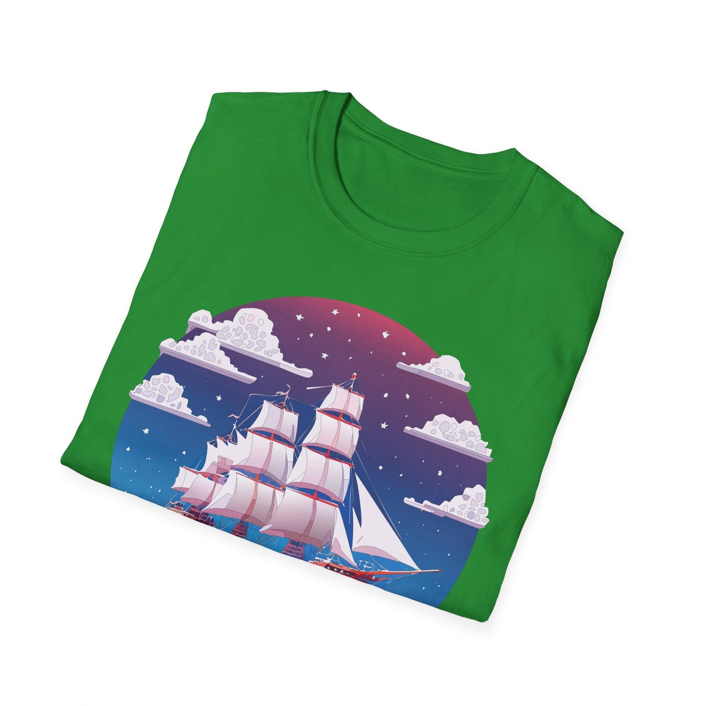 Ship T Shirt Frigate T Shirt Vessel Tee Shirt Unisex Softstyle 100 Percent Ring Spun Cotton