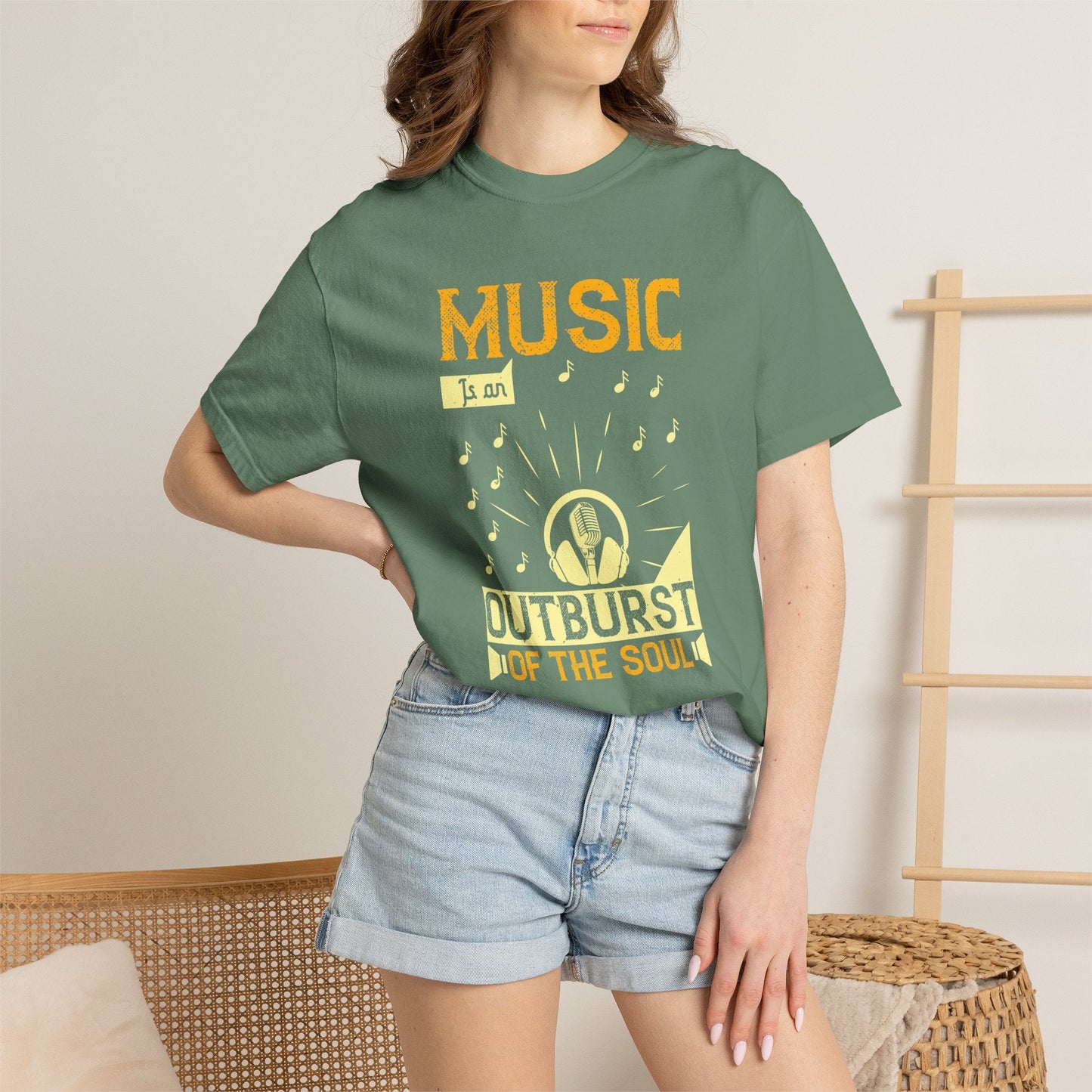 Music Graphic Design Unisex Cotton T-shirt m27
