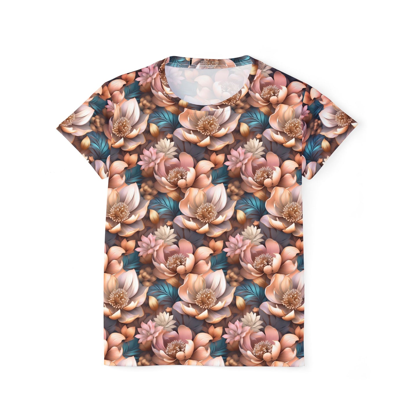 Women Poly Shirt with Floral Print F288