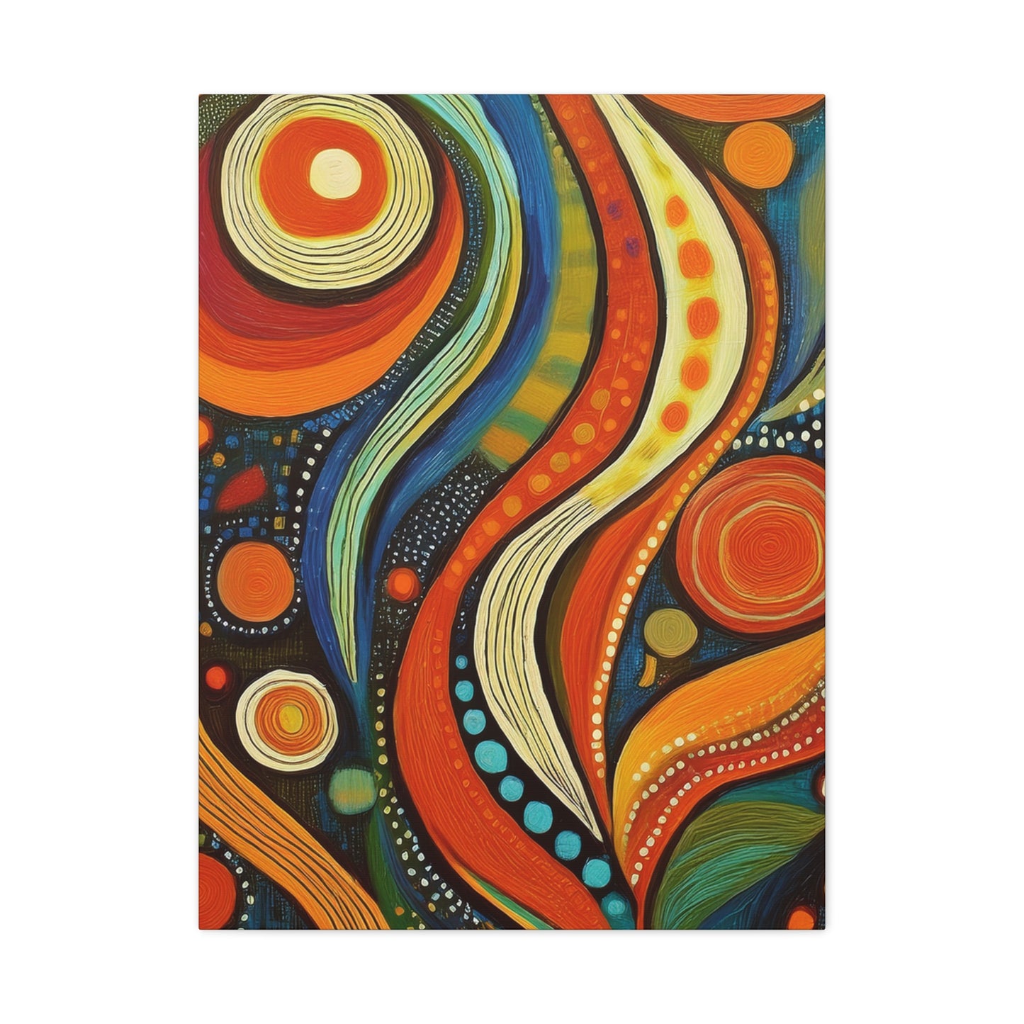 Abstract Oil Painting Print Canvas 20x24,20x30,24x30 24x32,24x36,30x40 32x48,36x48,40x60 Pine-Wood Inner Frame ABS-111