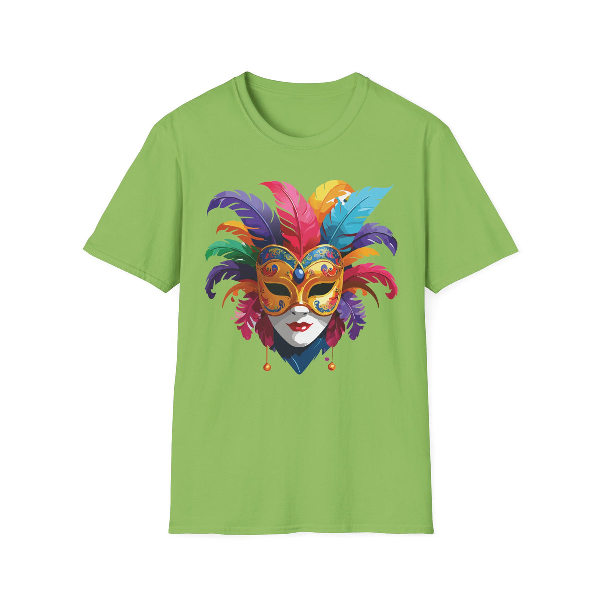 Mask Masquerade Carnival Graphic Tee Gildan Unisex 100 Cotton Tee Shirt m34