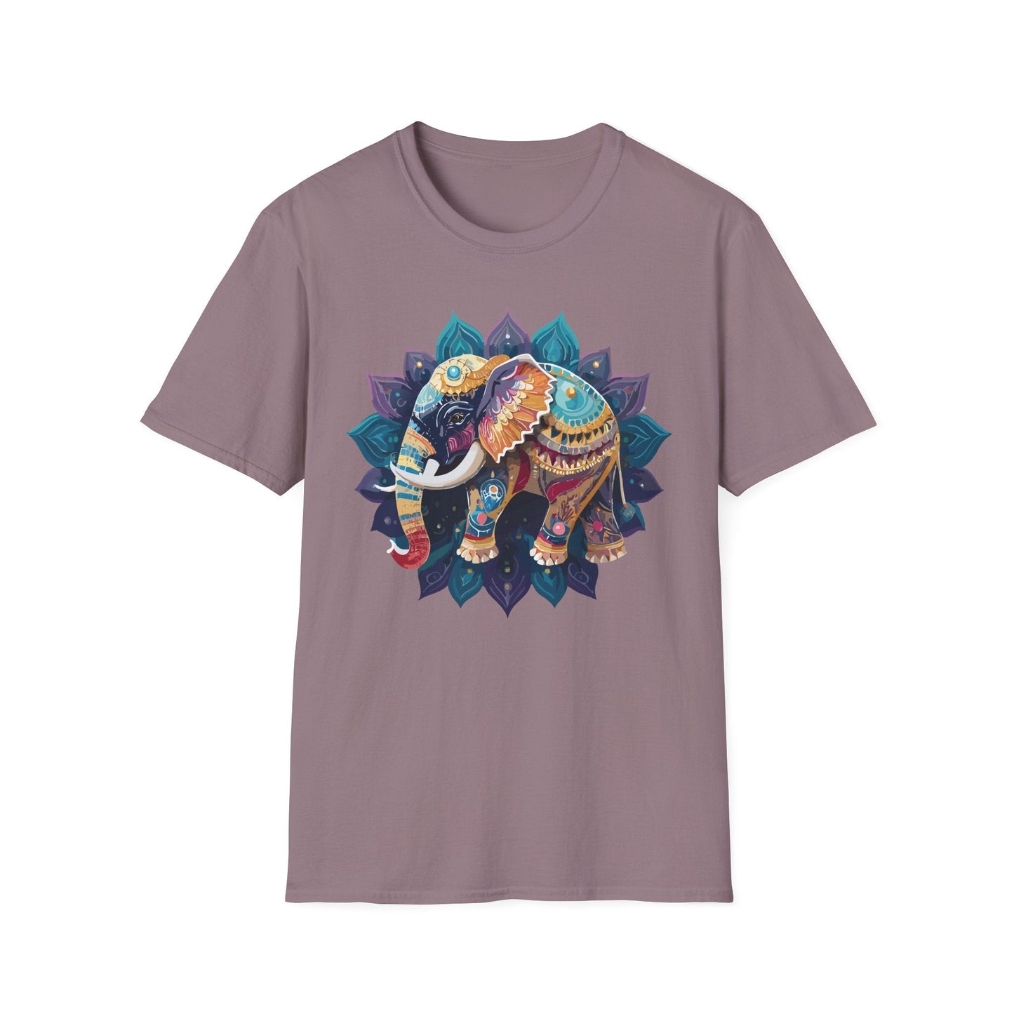 Elephant T Shirt Unisex Softstyle Cotton Tee Gildan 64000 Comfortable Everyday Wear
