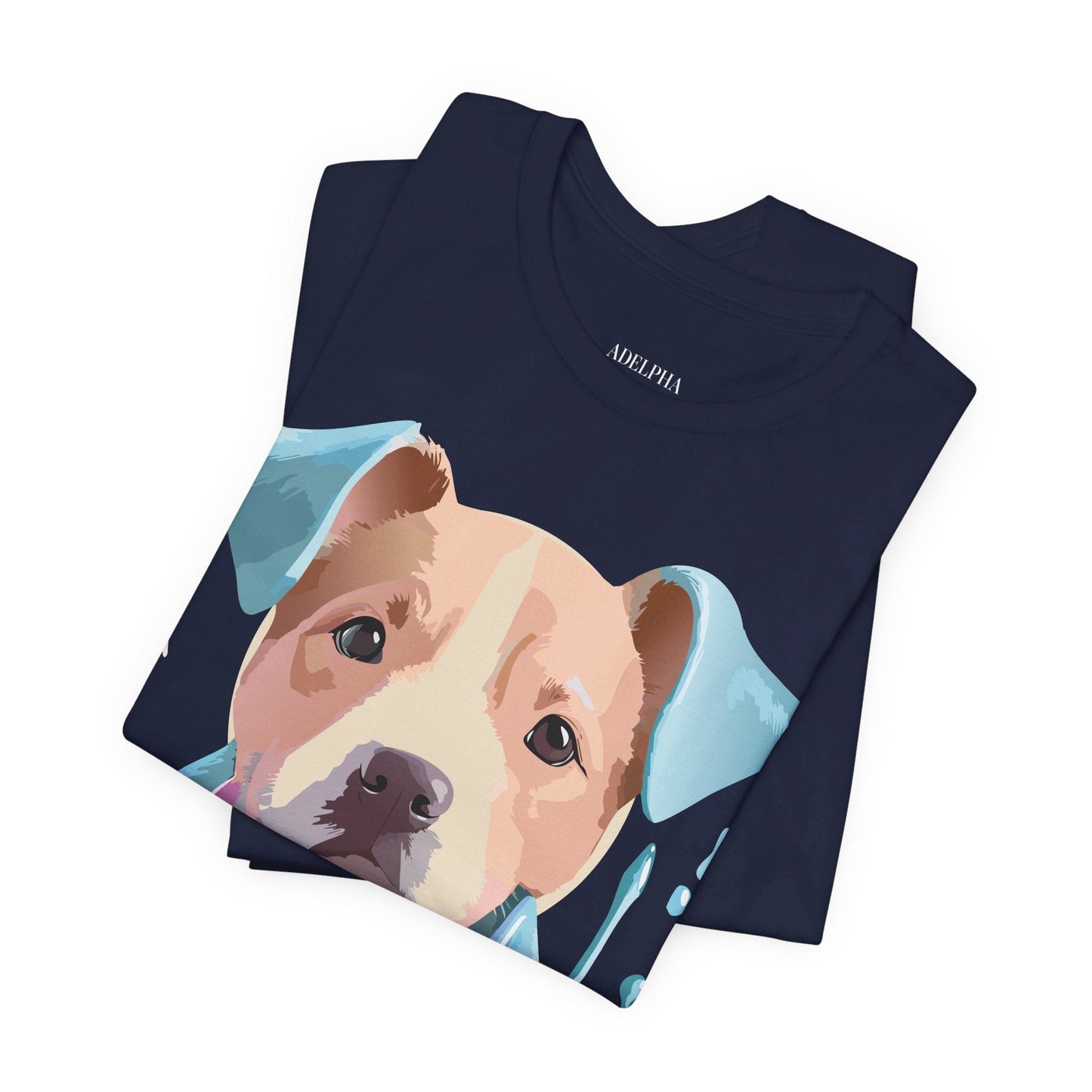 Unisex Dog Graphic Tee With Vintage Inspired Artwork By Adelpha Short Sleeve Shirt
