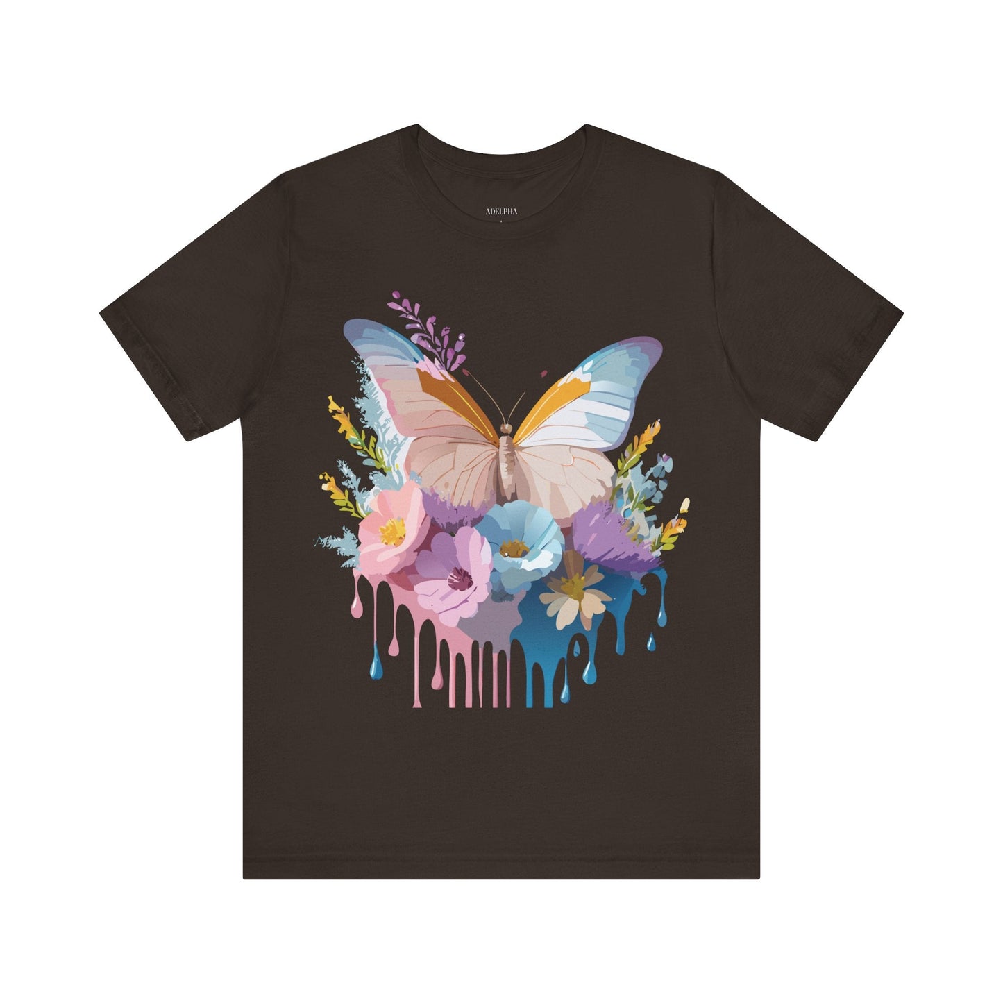 Butterfly Graphic T Shirt Unisex Adelpha Vintage Art Design Tee