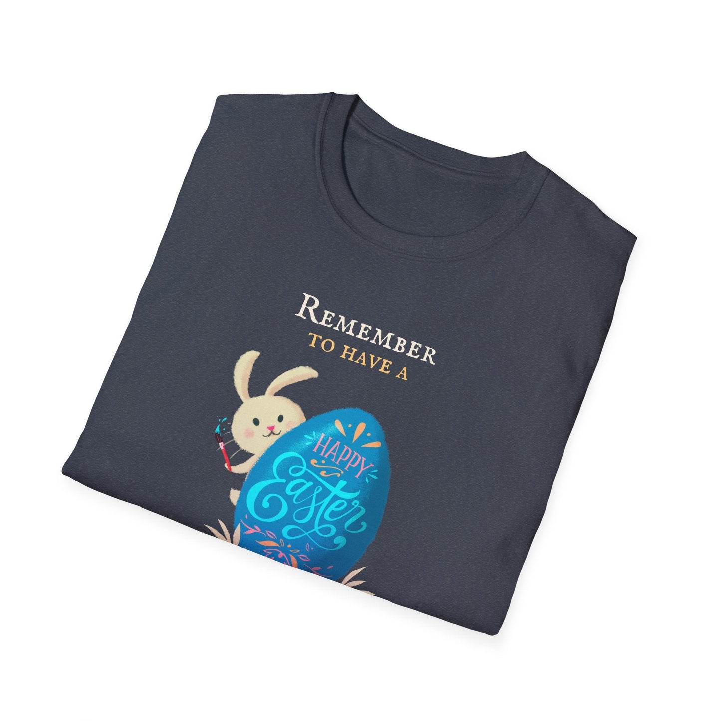 Easter Bunny Egg T Shirt Unisex Softstyle Tee With Easter Signature Prints And Design