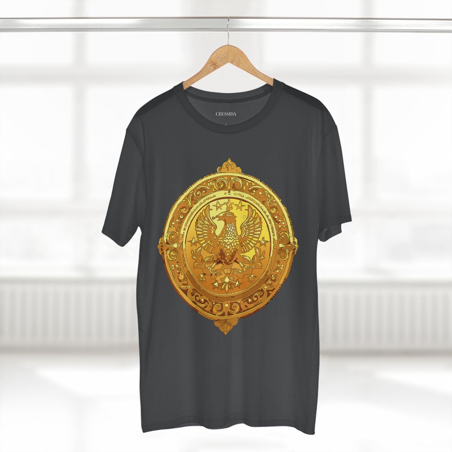 Antique Gold Coin Graphic Design T-Shirt Unisex 100 Cotton With Golden Print Artwork Tee 25