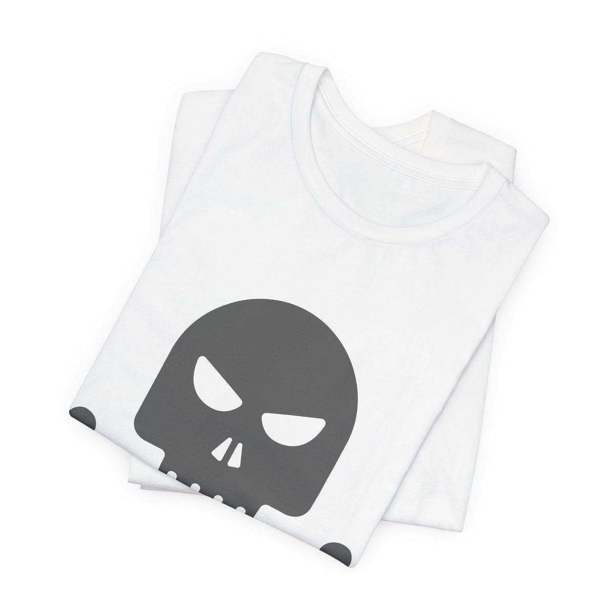 Camiseta unisex de algodón con calavera