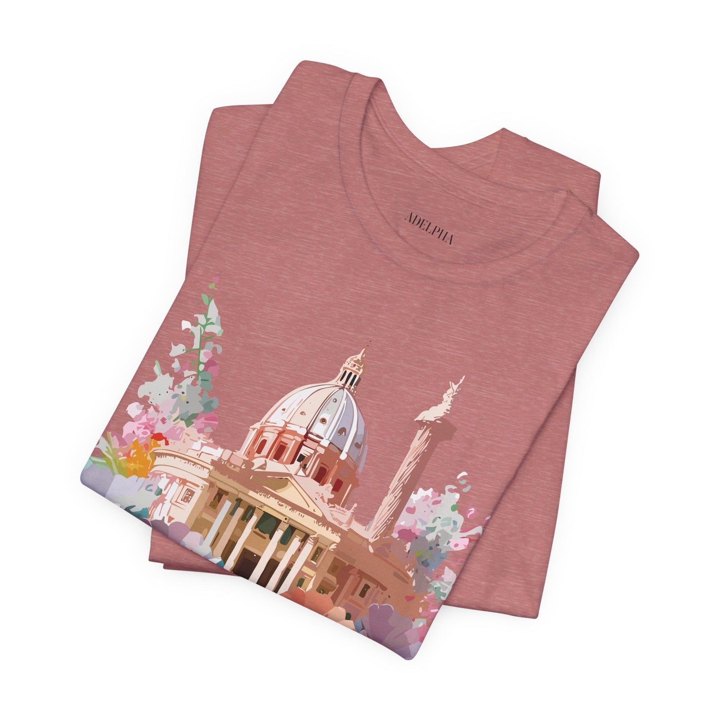 Unisex Rome Graphic Tee Tourist Shirt Adelpha Vintage Artwork Premium Comfort Everyday Wear