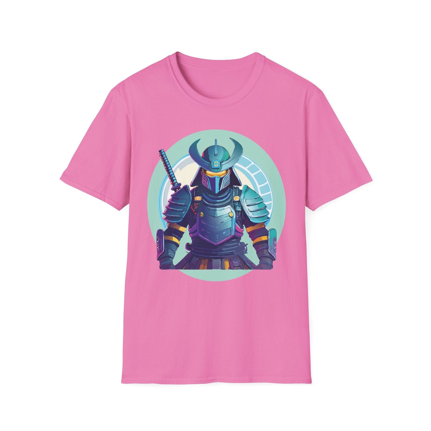 Samurai T Shirt Unisex Softstyle Tee Gildan 64000 Lightweight Ring Spun Cotton Everyday Comfort