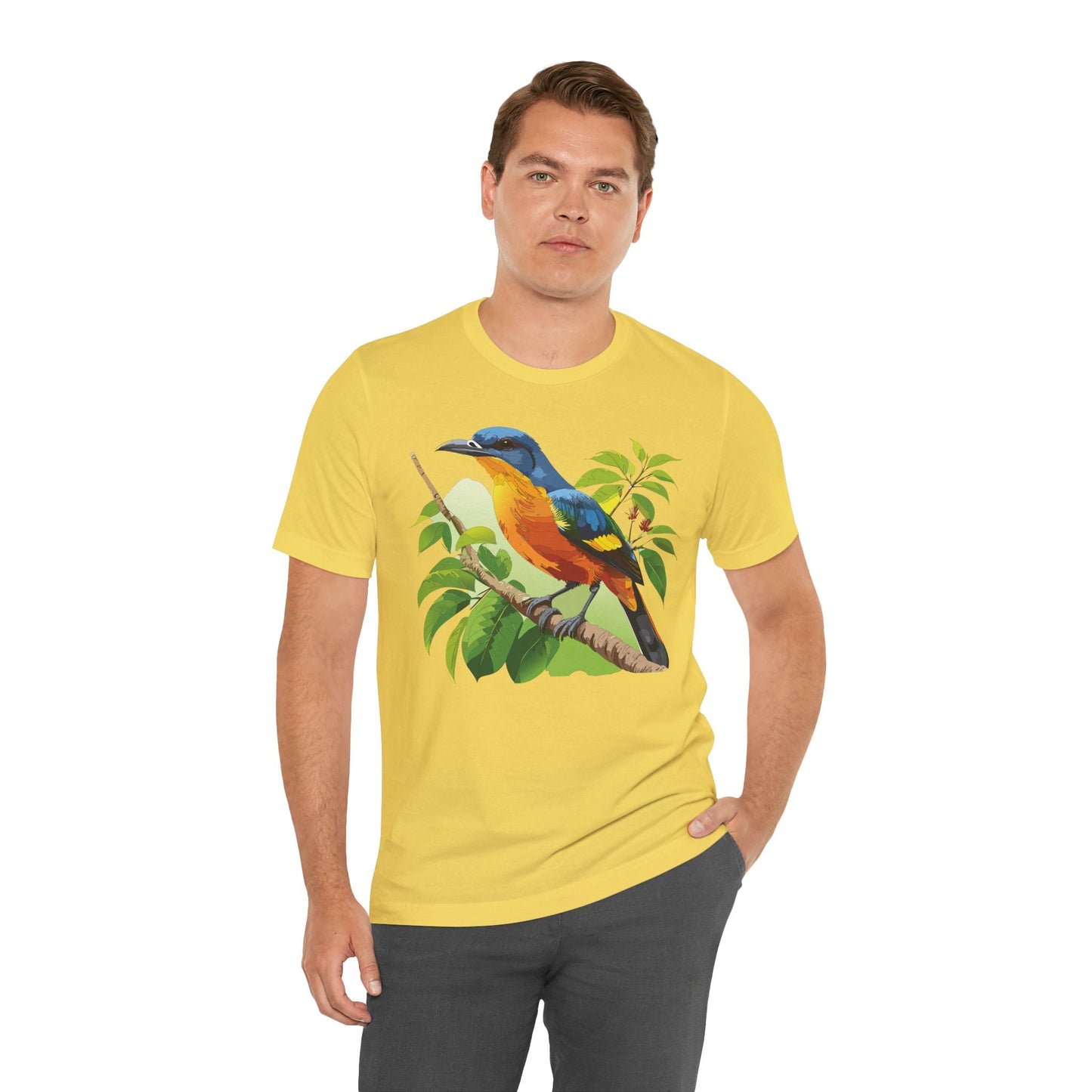 Unisex Animal Design Tee Shirt With Wildlife Graphics For Casual Everyday Wear And Comfort
