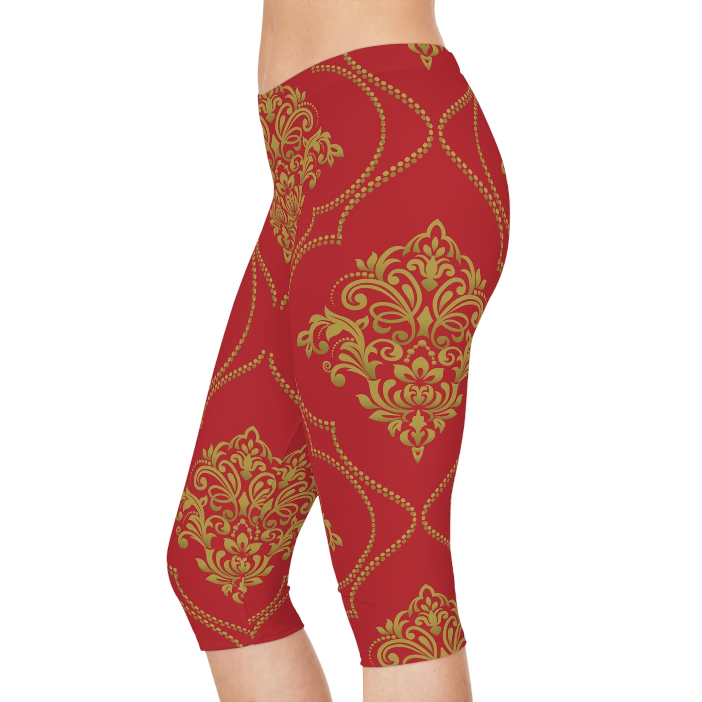 Capri Leggings avec imprimés traditionnels