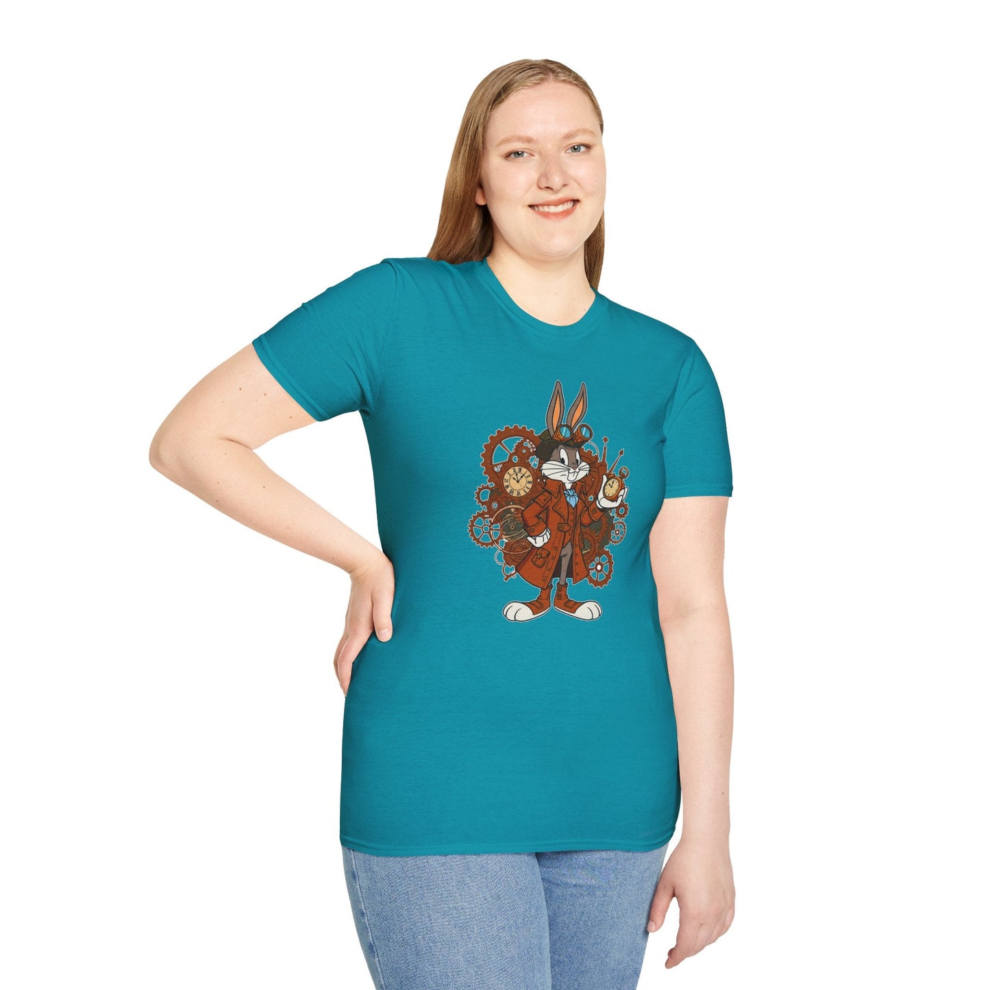 Bugs Bunny Shirt Unisex T Shirt Cartoon Tee 100 Percent Cotton Gildan Softstyle Graphic Tee