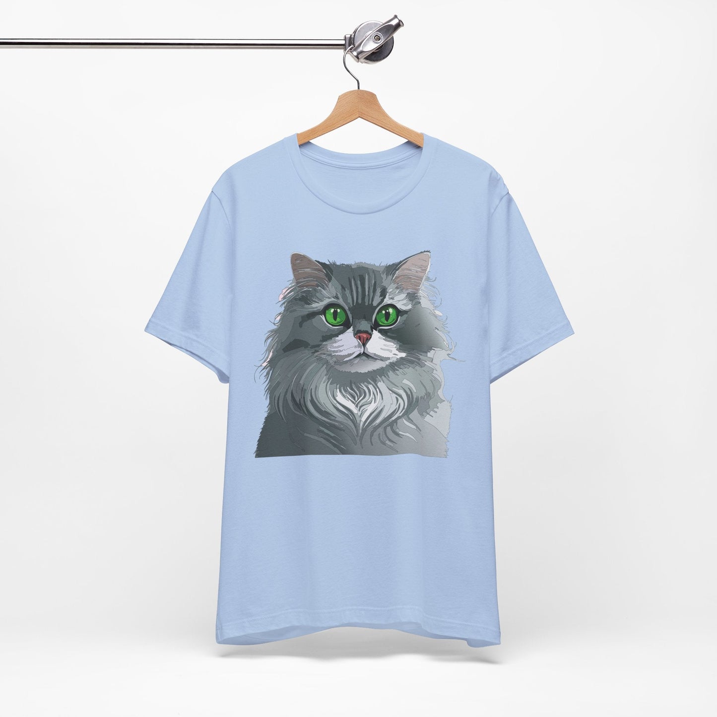 Unisex Animal Shirt With Art Design Animals Tee Short Sleeve Jersey Style Wild Animals Shirt