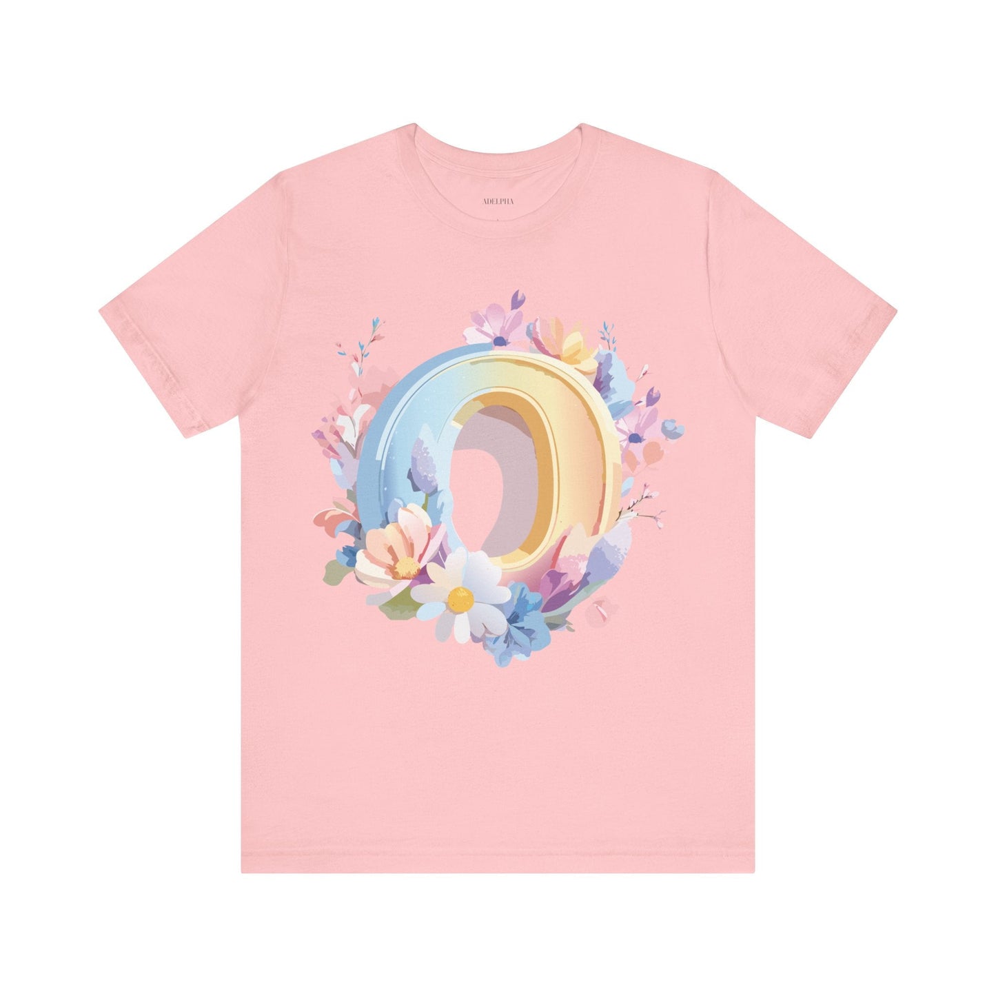 Adelpha Letter O Shirt Unisex Graphic Tee Vintage Inspired Art Design Jersey Short Sleeve